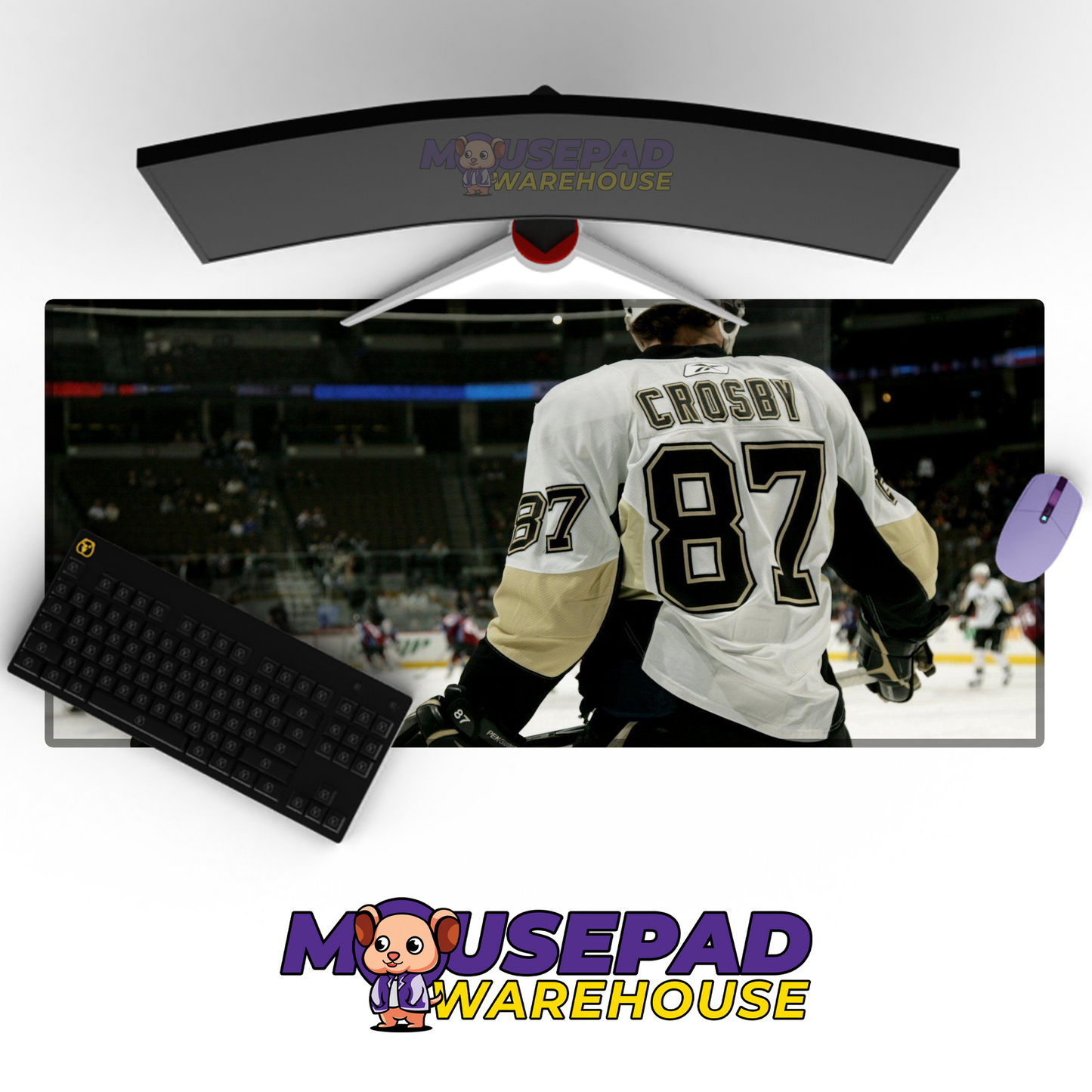 Pittsburgh Penguins V14 Mousepad Deskmat Mockup