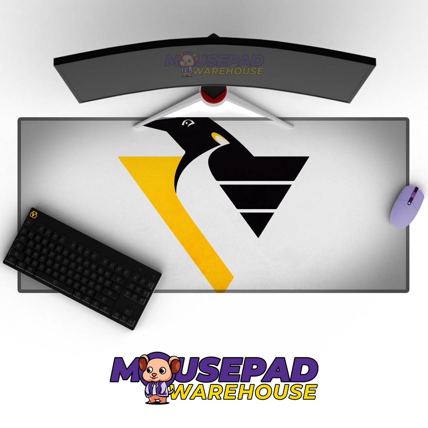 Pittsburgh Penguins V17 Mousepad Deskmat Mockup