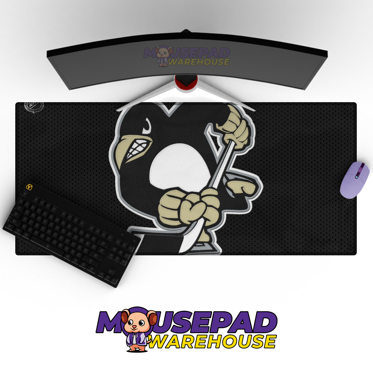 Pittsburgh Penguins V19 Mousepad Deskmat Mockup