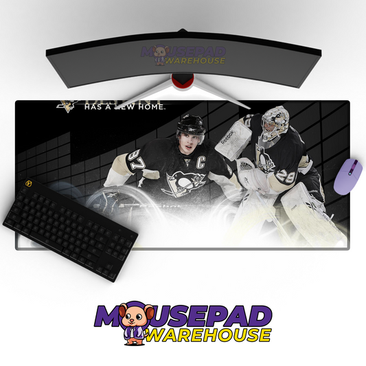 Pittsburgh Penguins V1 Mousepad Deskmat Mockup