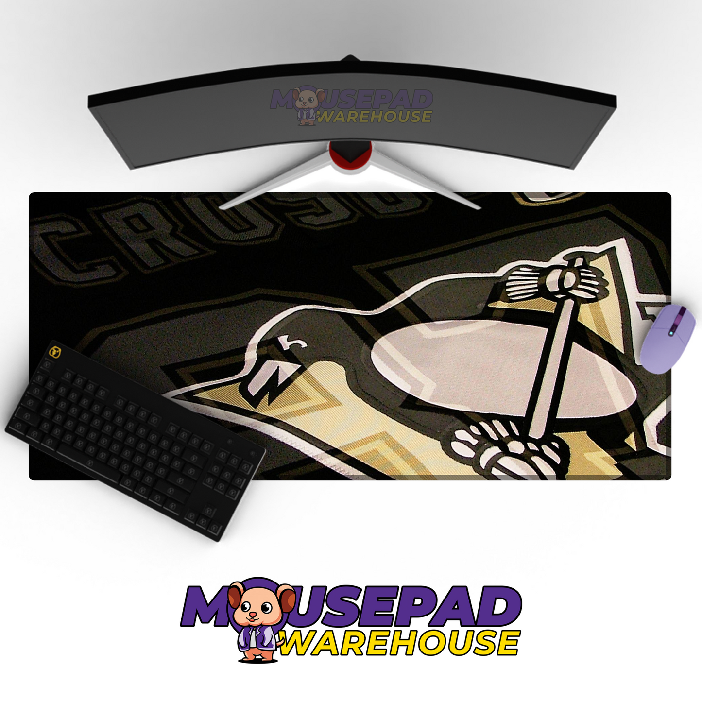 Pittsburgh Penguins V23 Mousepad Deskmat Mockup