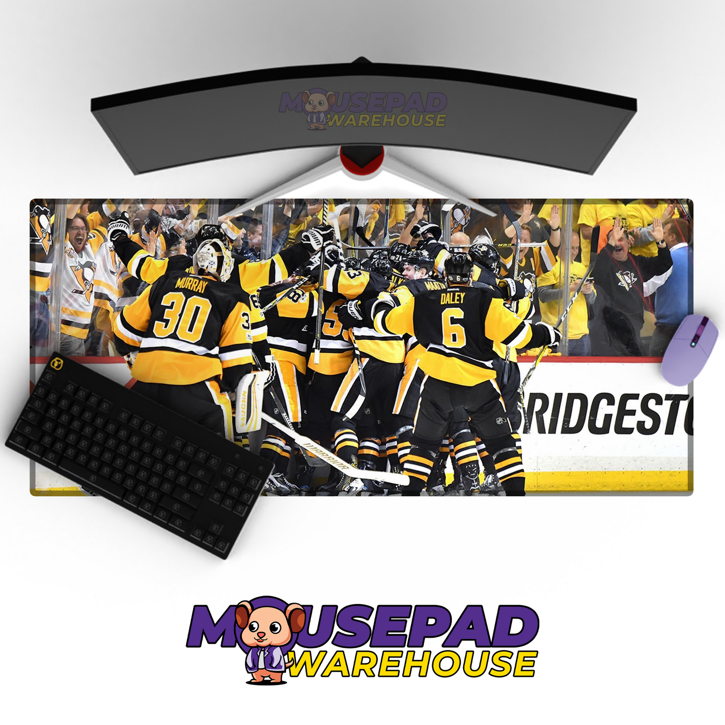 Pittsburgh Penguins V24 Mousepad Deskmat Mockup