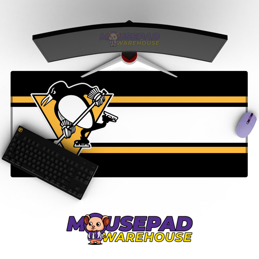 Pittsburgh Penguins V3 Mousepad Deskmat Mockup