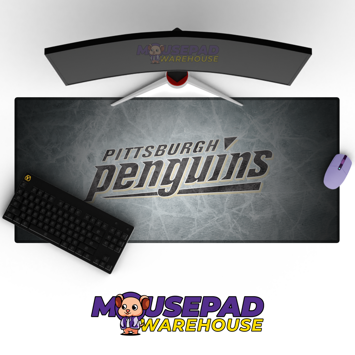 Pittsburgh Penguins V8 Mousepad Deskmat Mockup