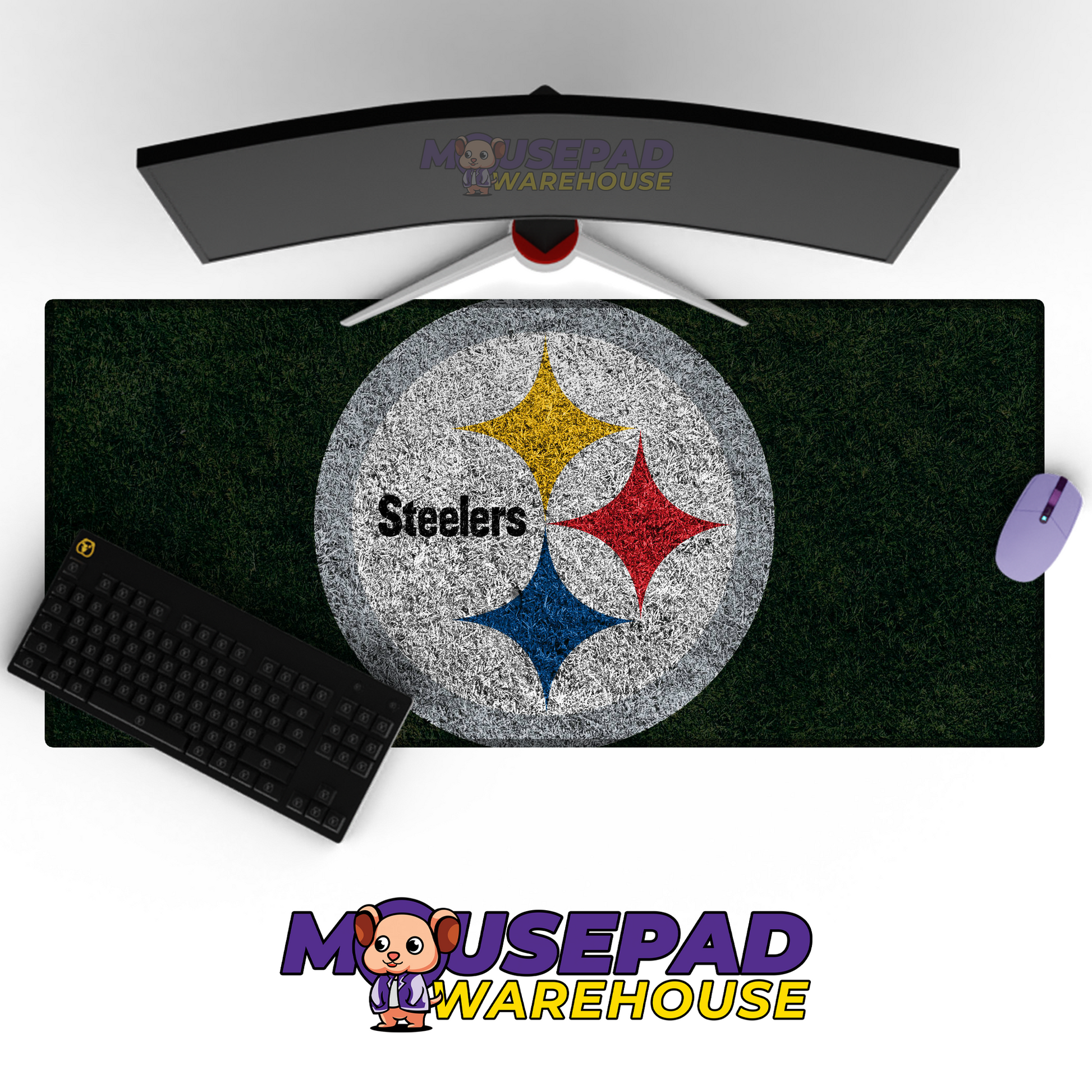 Pittsburgh Steelers V10 Mousepad Deskmat Mockup
