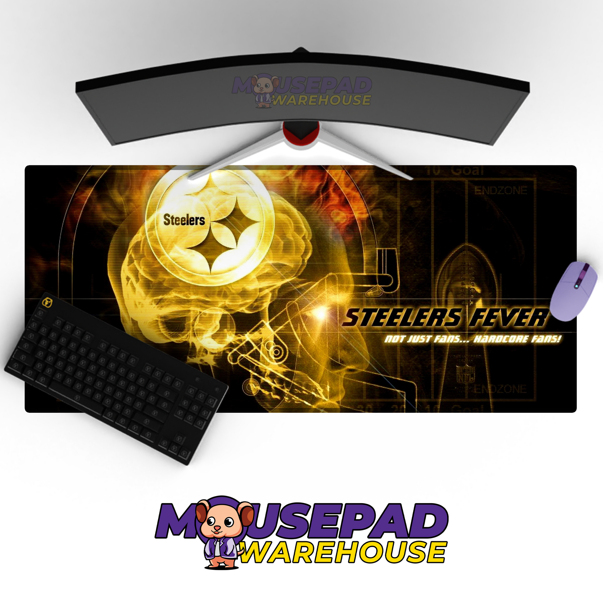 Pittsburgh Steelers V11 Mousepad Deskmat Mockup