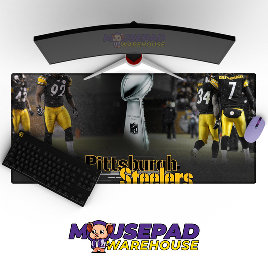 Pittsburgh Steelers V17 Mousepad Deskmat Mockup