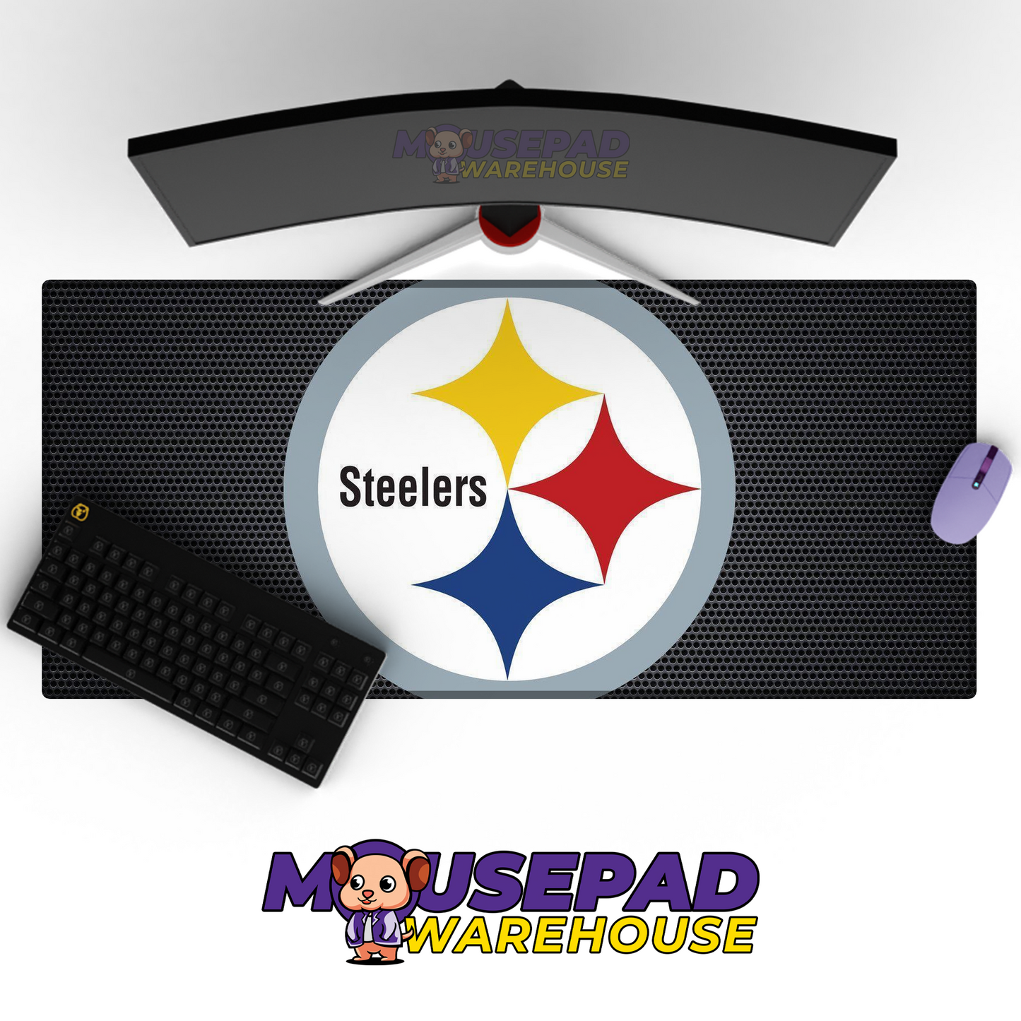 Pittsburgh Steelers V18 Mousepad Deskmat Mockup