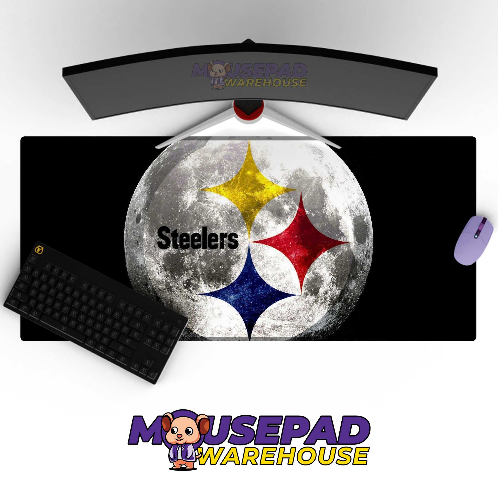 Pittsburgh Steelers V7 Mousepad Deskmat Mockup