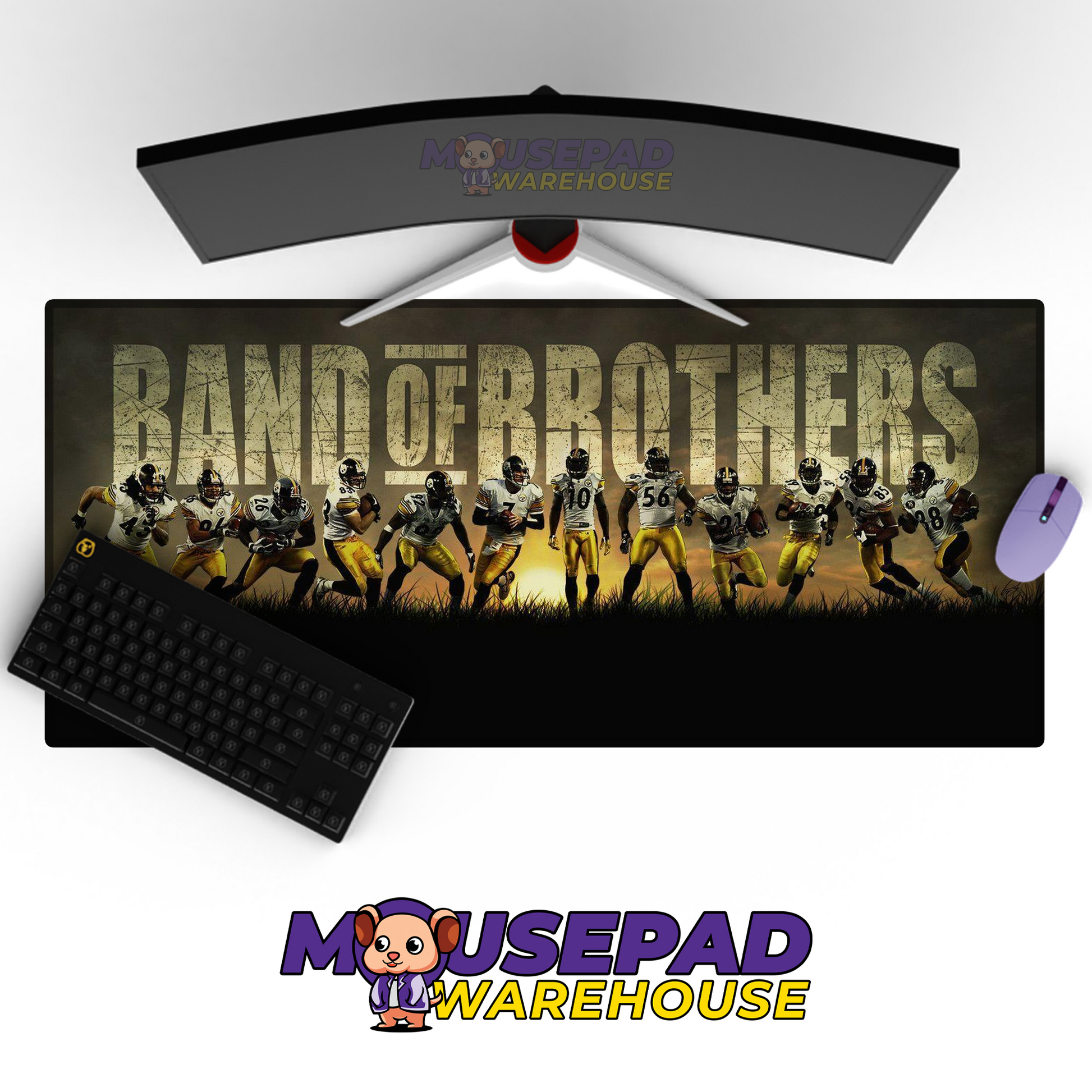 Pittsburgh Steelers V8 Mousepad Deskmat Mockup