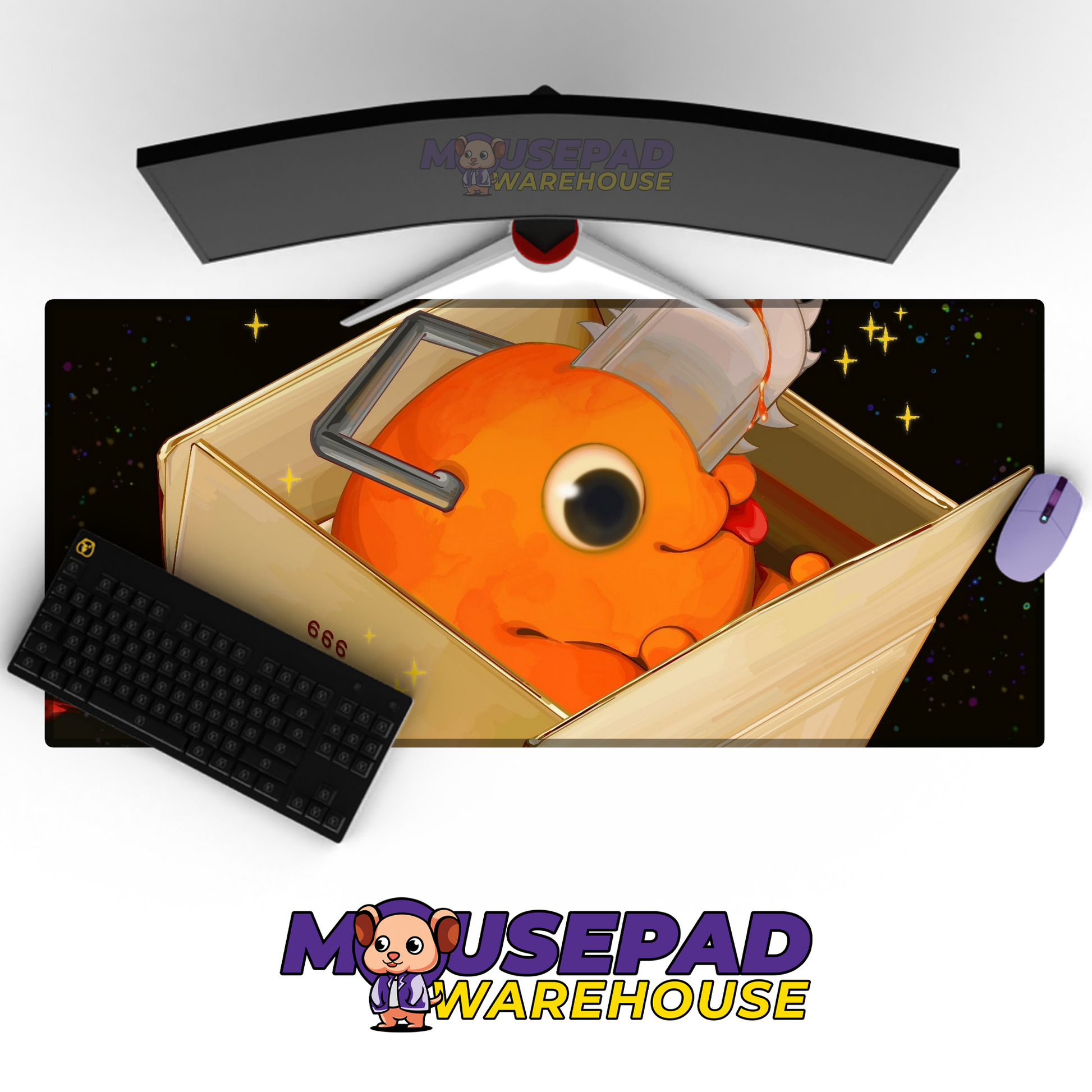 Pochita Box Chainsaw Man V13 Mousepad Mockup