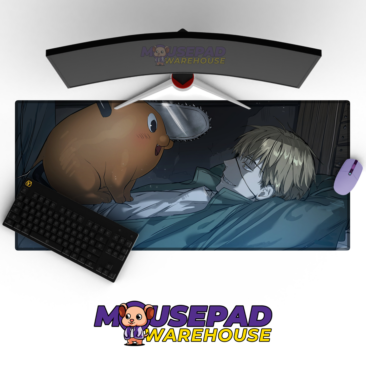 Pochita Denji Chainsaw Man V14 Mousepad Mockup