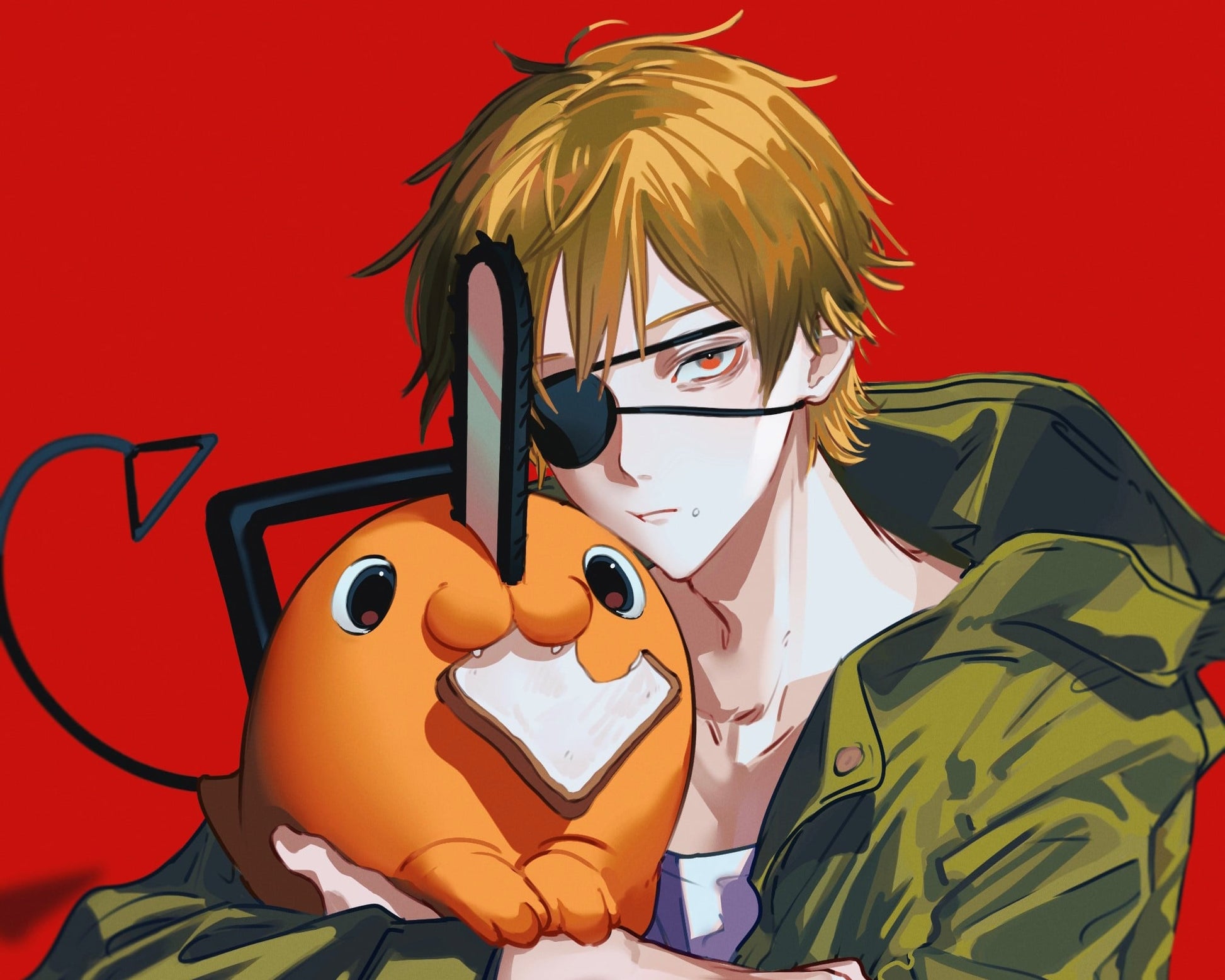 Pochita Denji Chainsaw Man V9 Mousepad