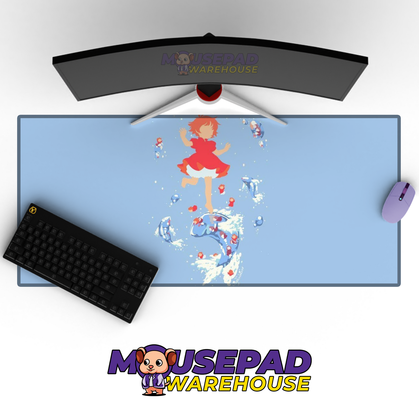 Ponyo V11 Mousepad Mockup