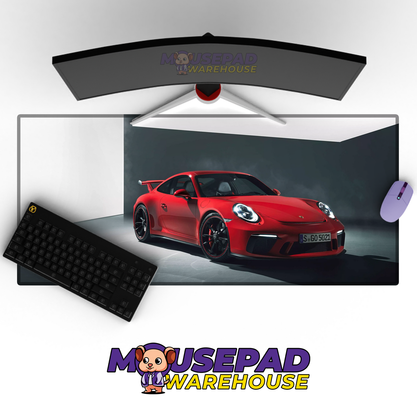 Porsche 911 GT3 RS V10 Mousepad Mockup