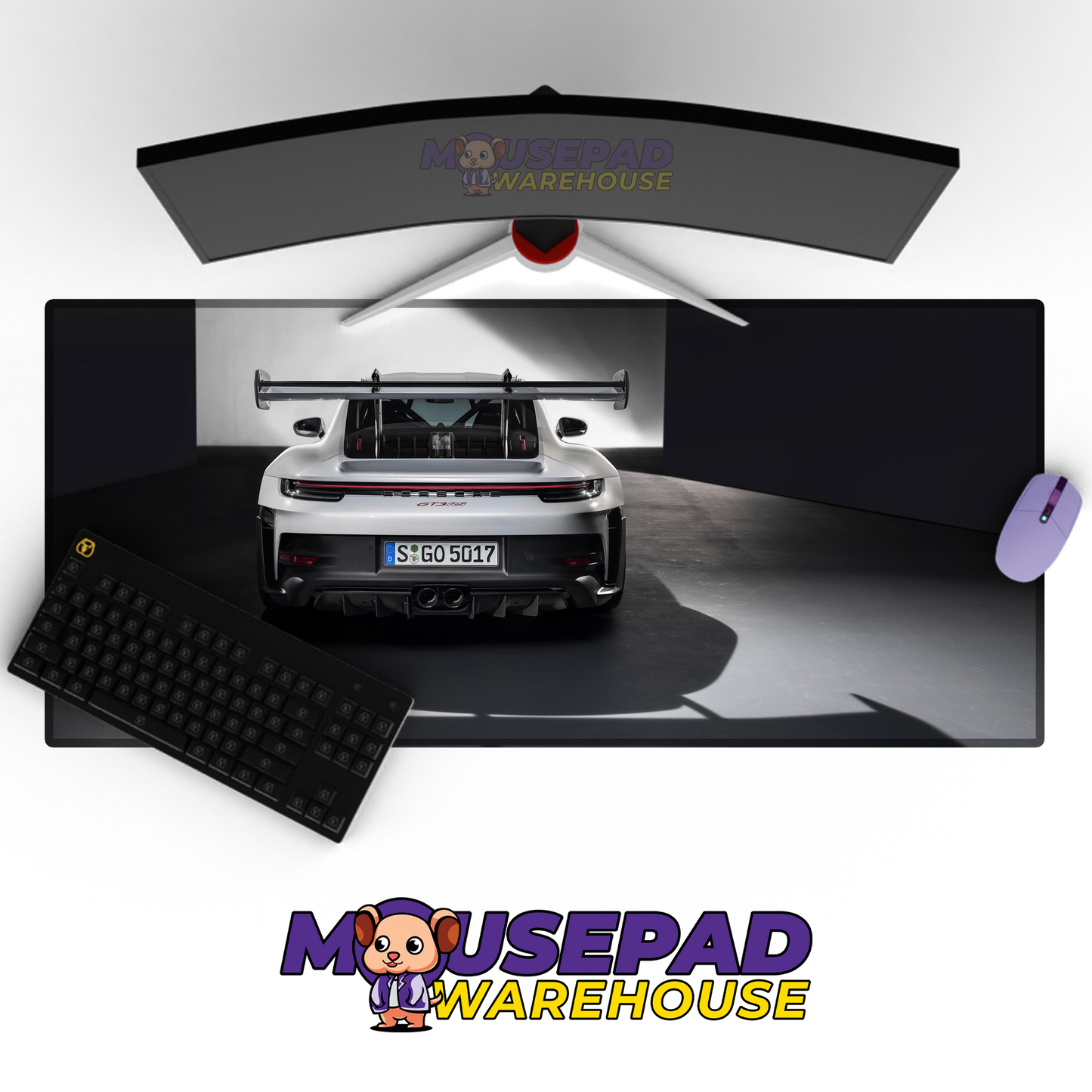 Porsche 911 GT3 RS V11 Mousepad Mockup