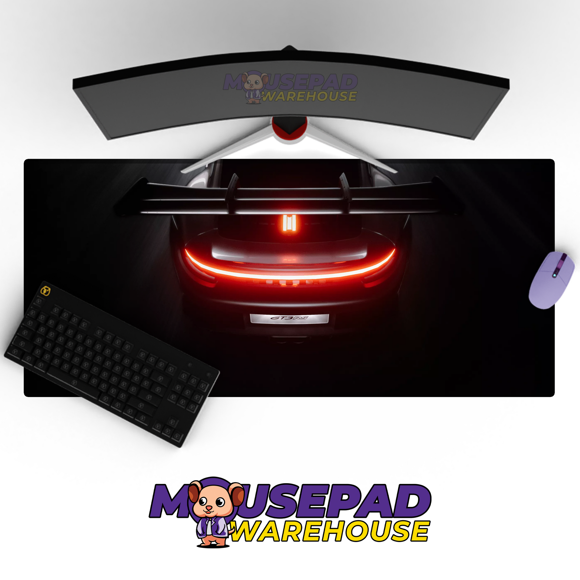 Porsche 911 GT3 RS V12 Mousepad Mockup