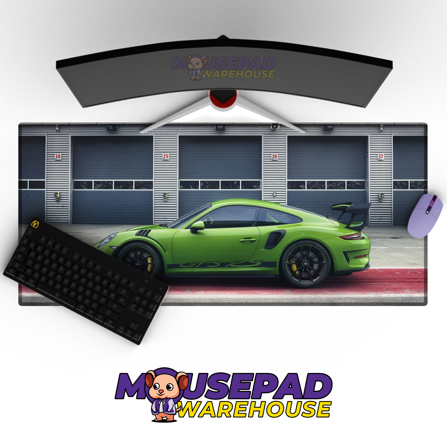 Porsche 911 GT3 RS V16 Mousepad Mockup