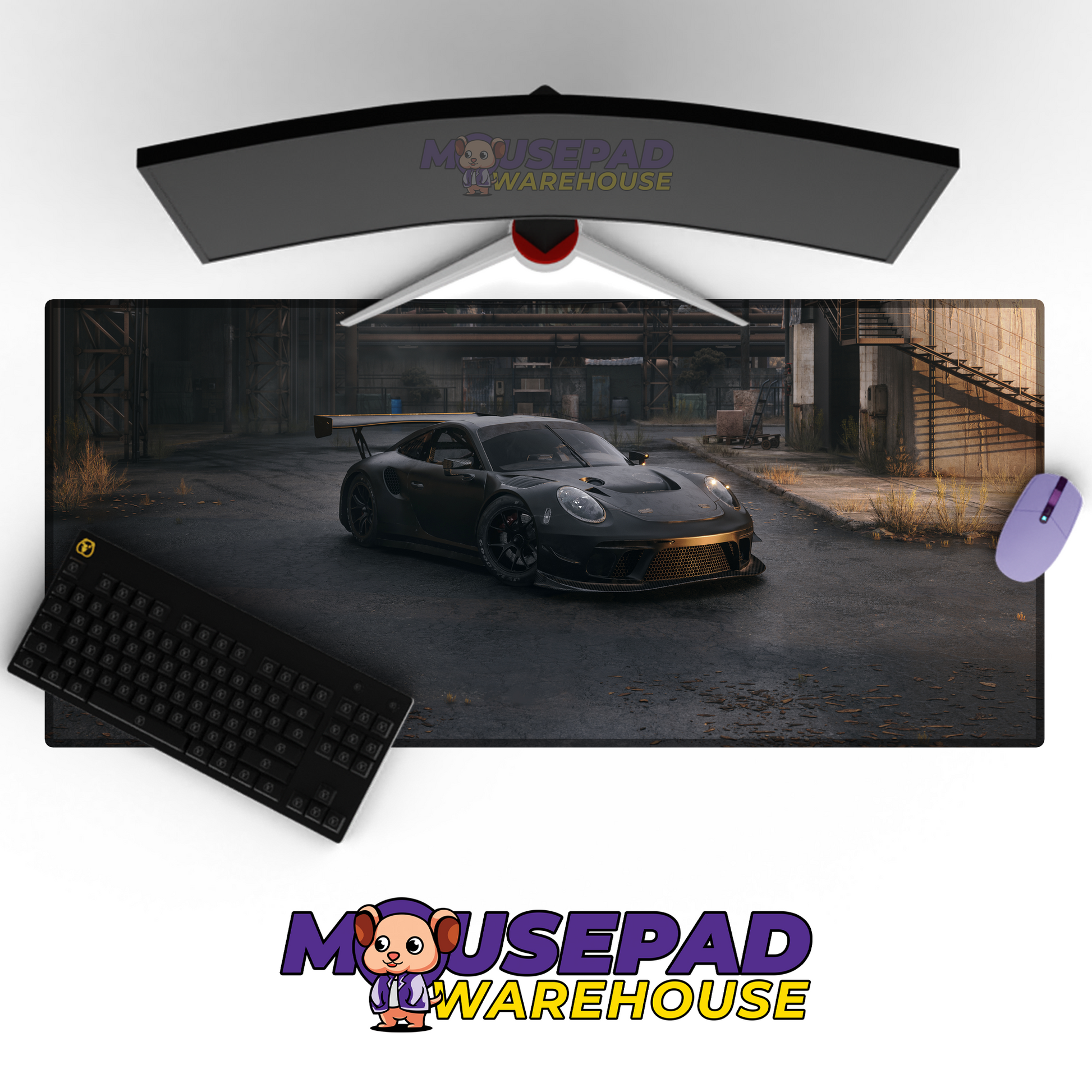 Porsche 911 GT3 RS V18 Mousepad Mockup