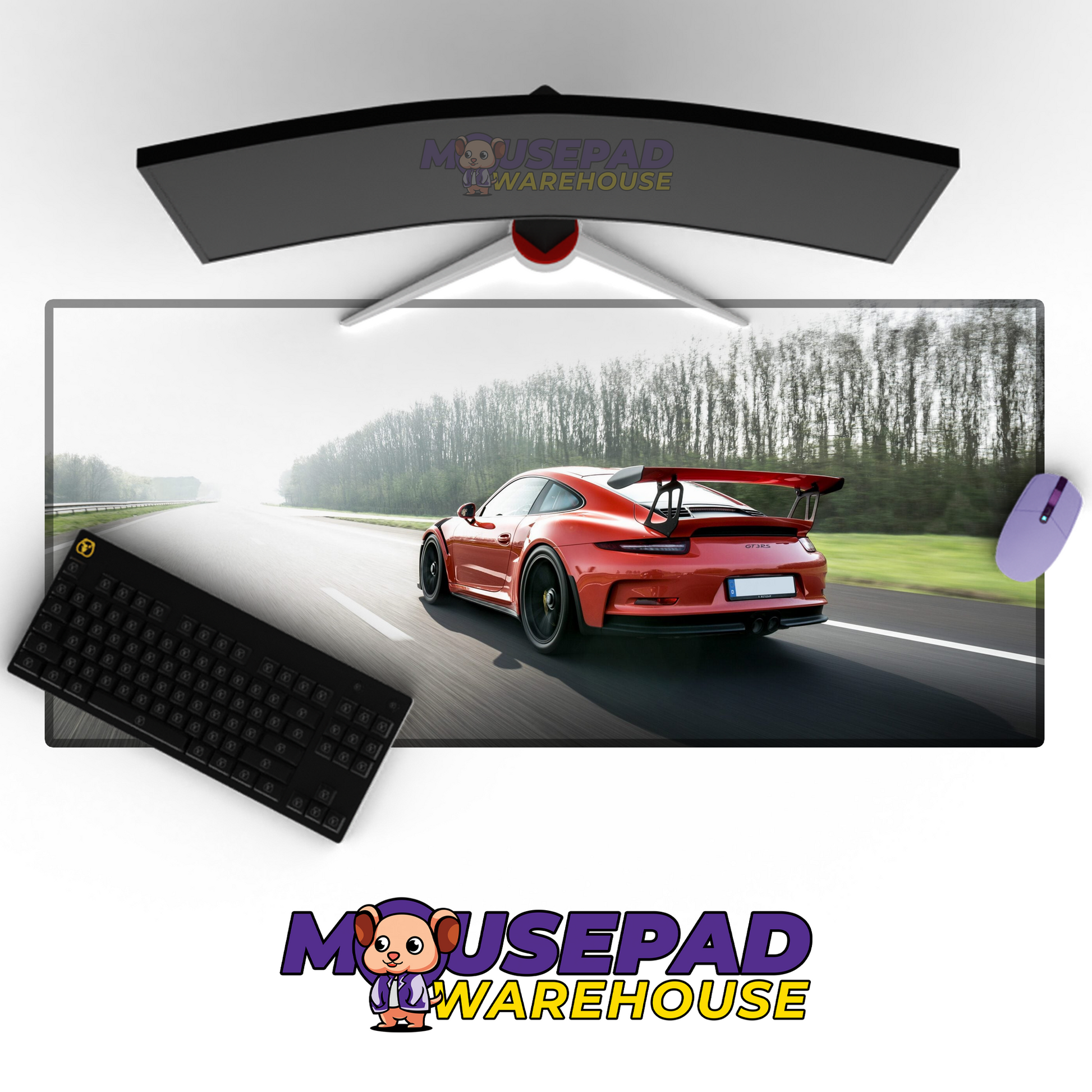 Porsche 911 GT3 RS V19 Mousepad Mockup
