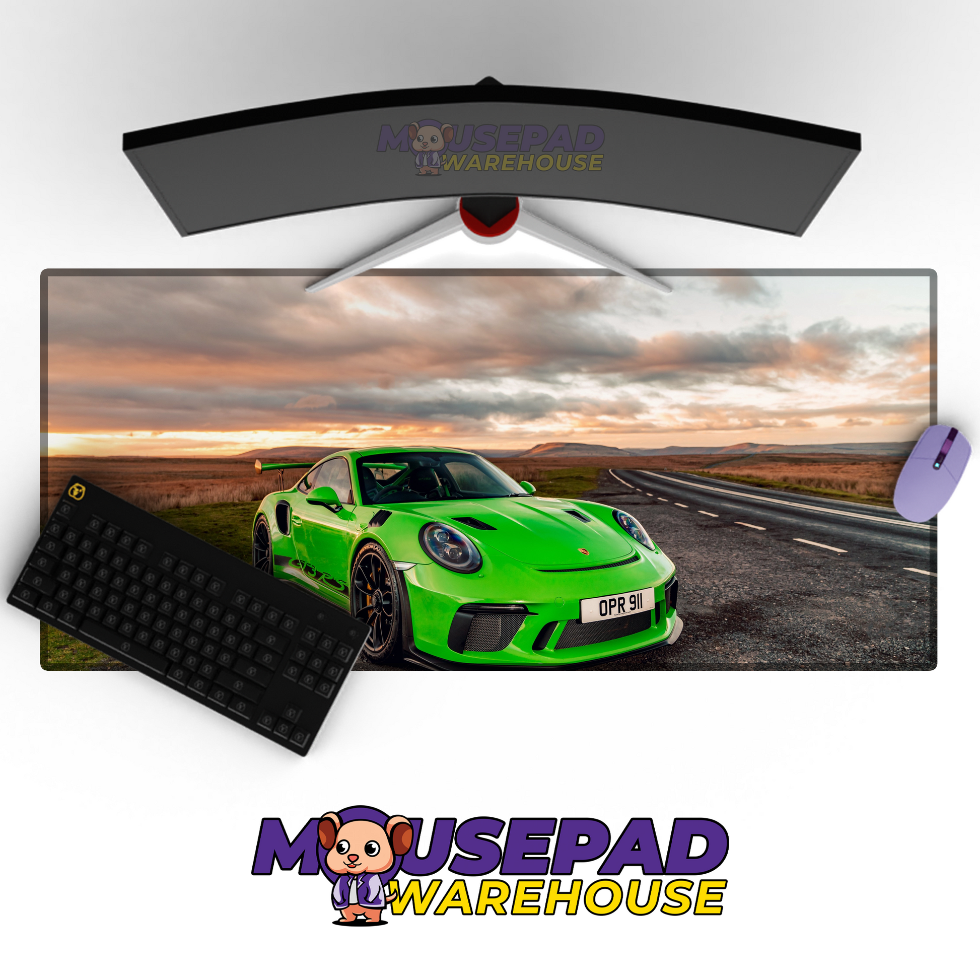 Porsche 911 GT3 RS V1 Mousepad Mockup