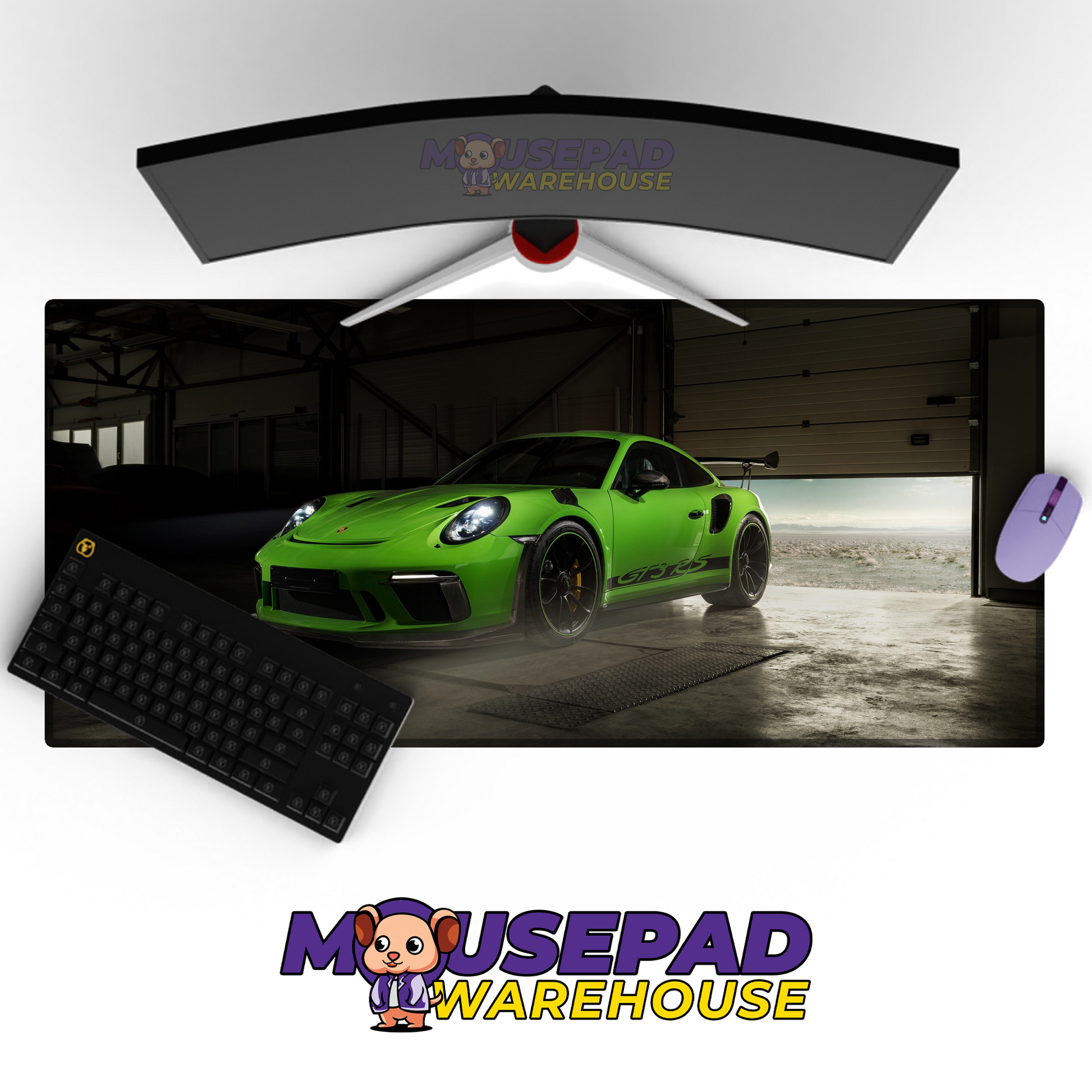 Porsche 911 GT3 RS V20 Mousepad Mockup