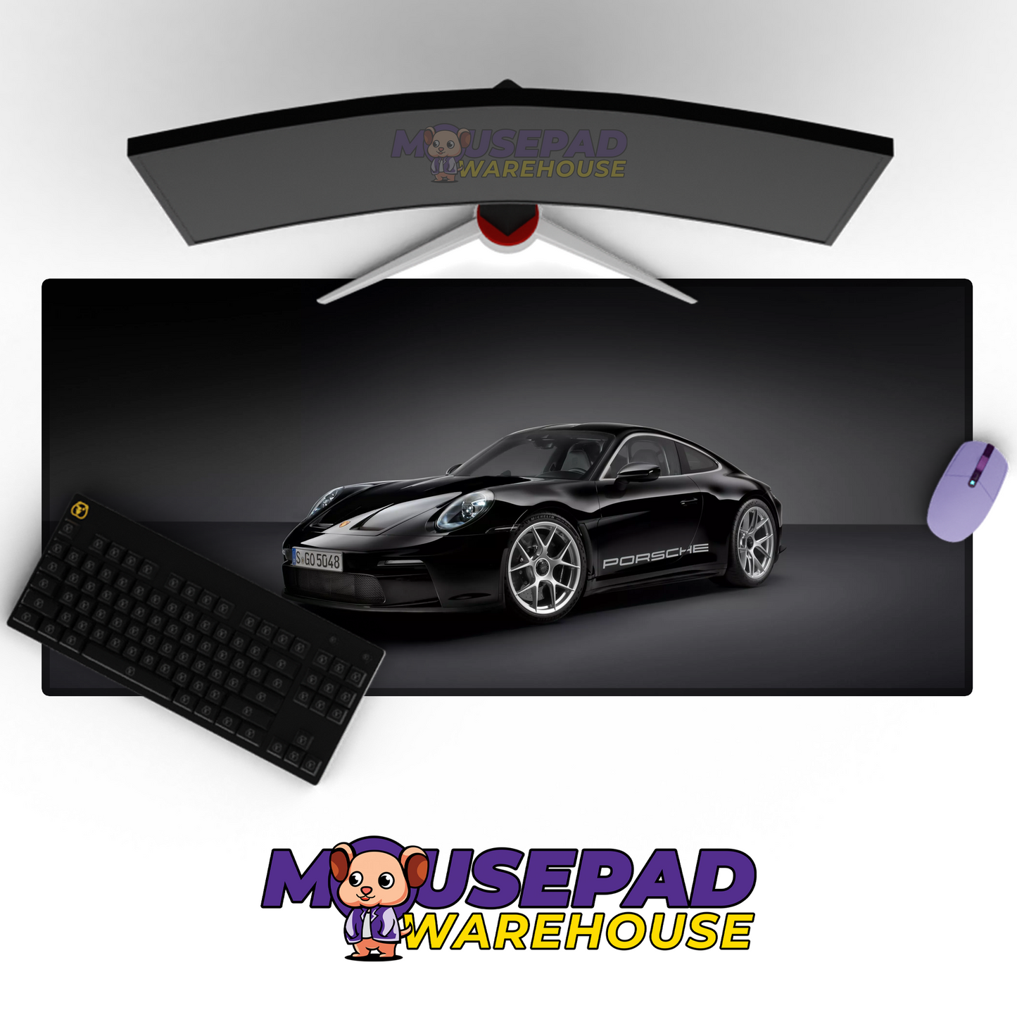 Porsche 911 GT3 RS V21 Mousepad Mockup