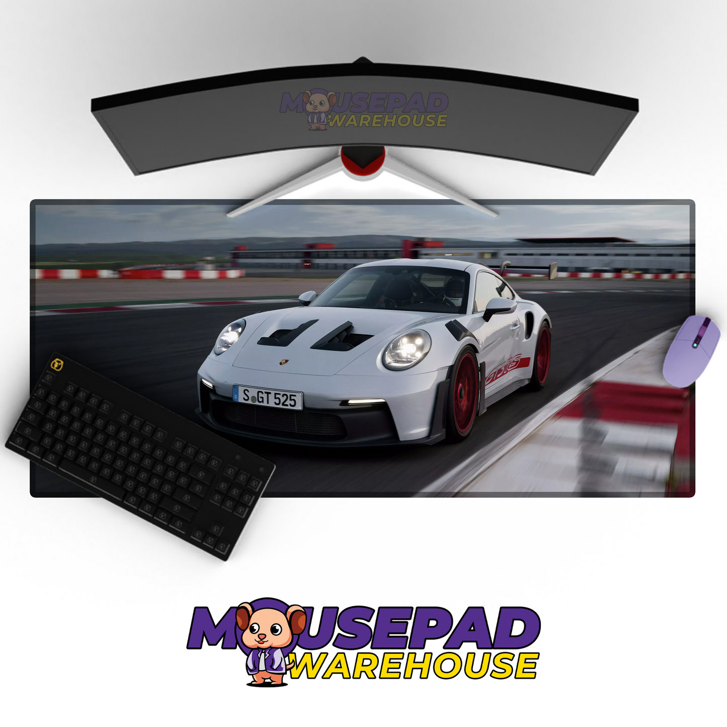Porsche 911 GT3 RS V23 Mousepad Mockup