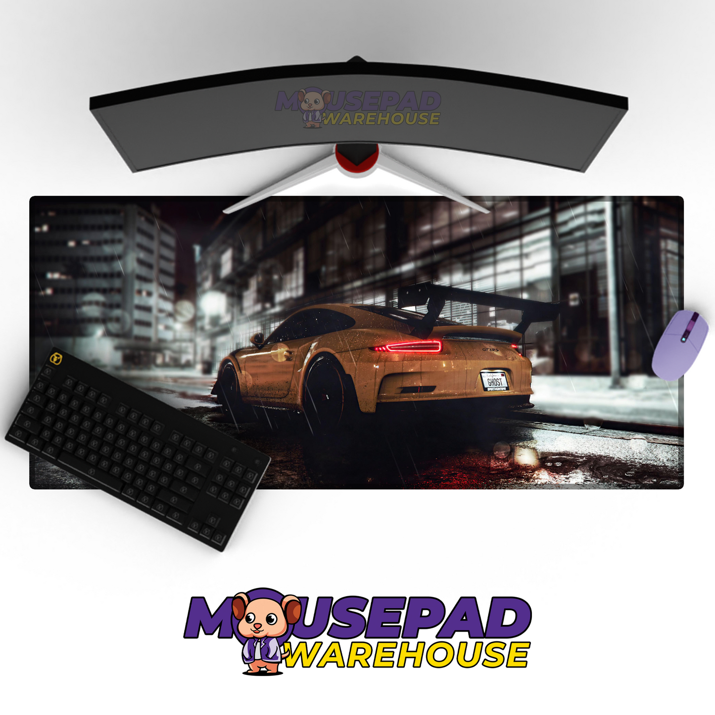 Porsche 911 GT3 RS V24 Mousepad Mockup