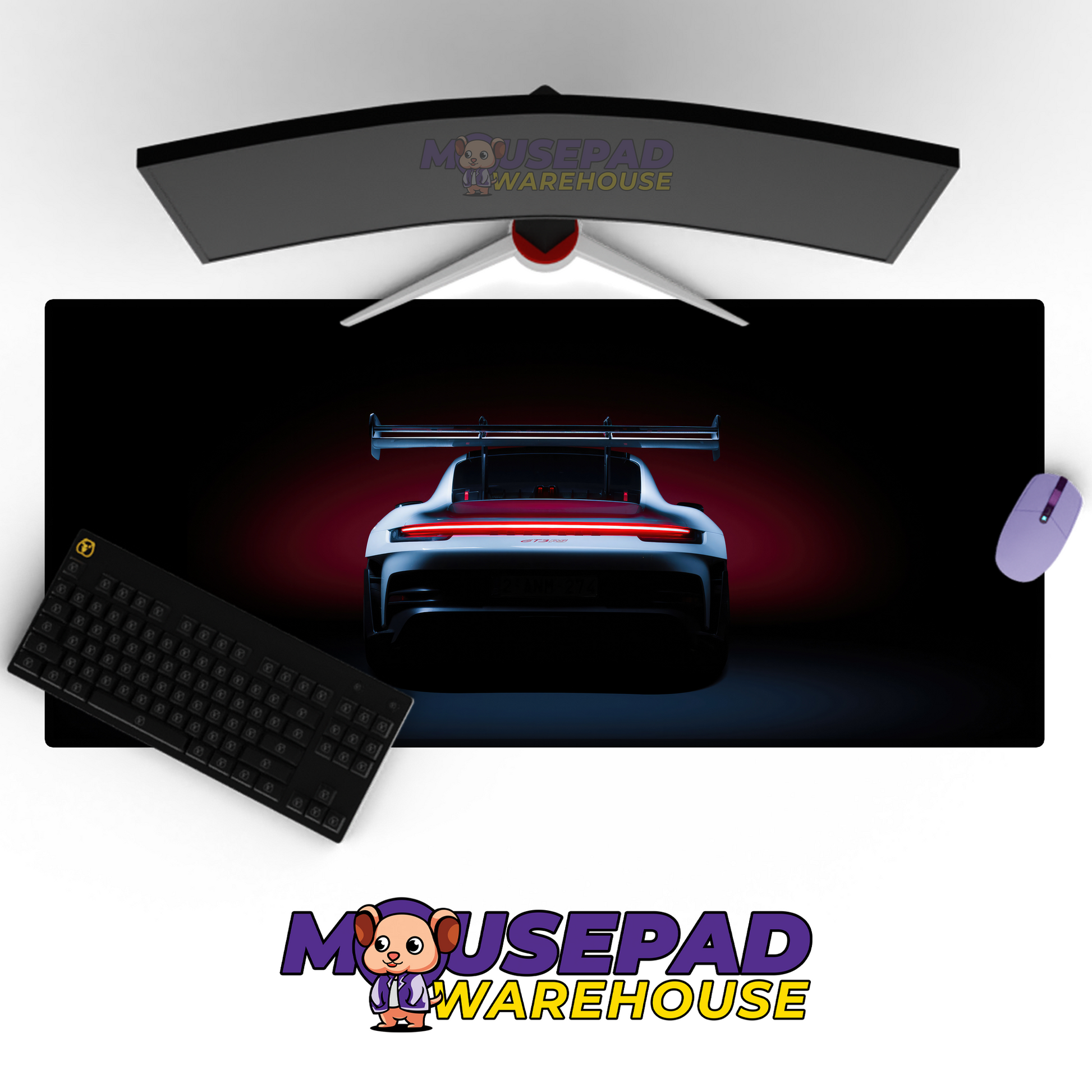 Porsche 911 GT3 RS V26 Mousepad Mockup