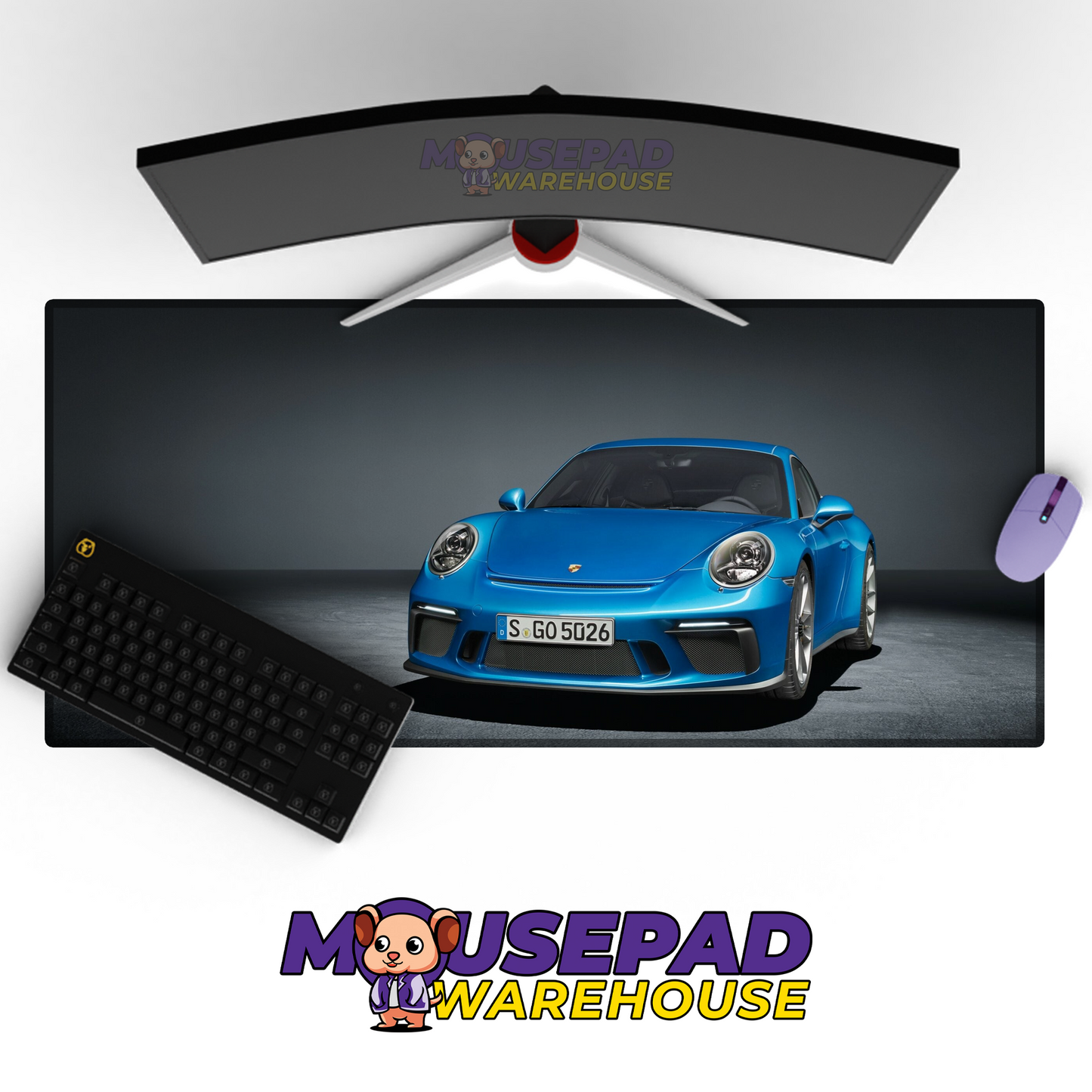 Porsche 911 GT3 RS V2 Mousepad Mockup