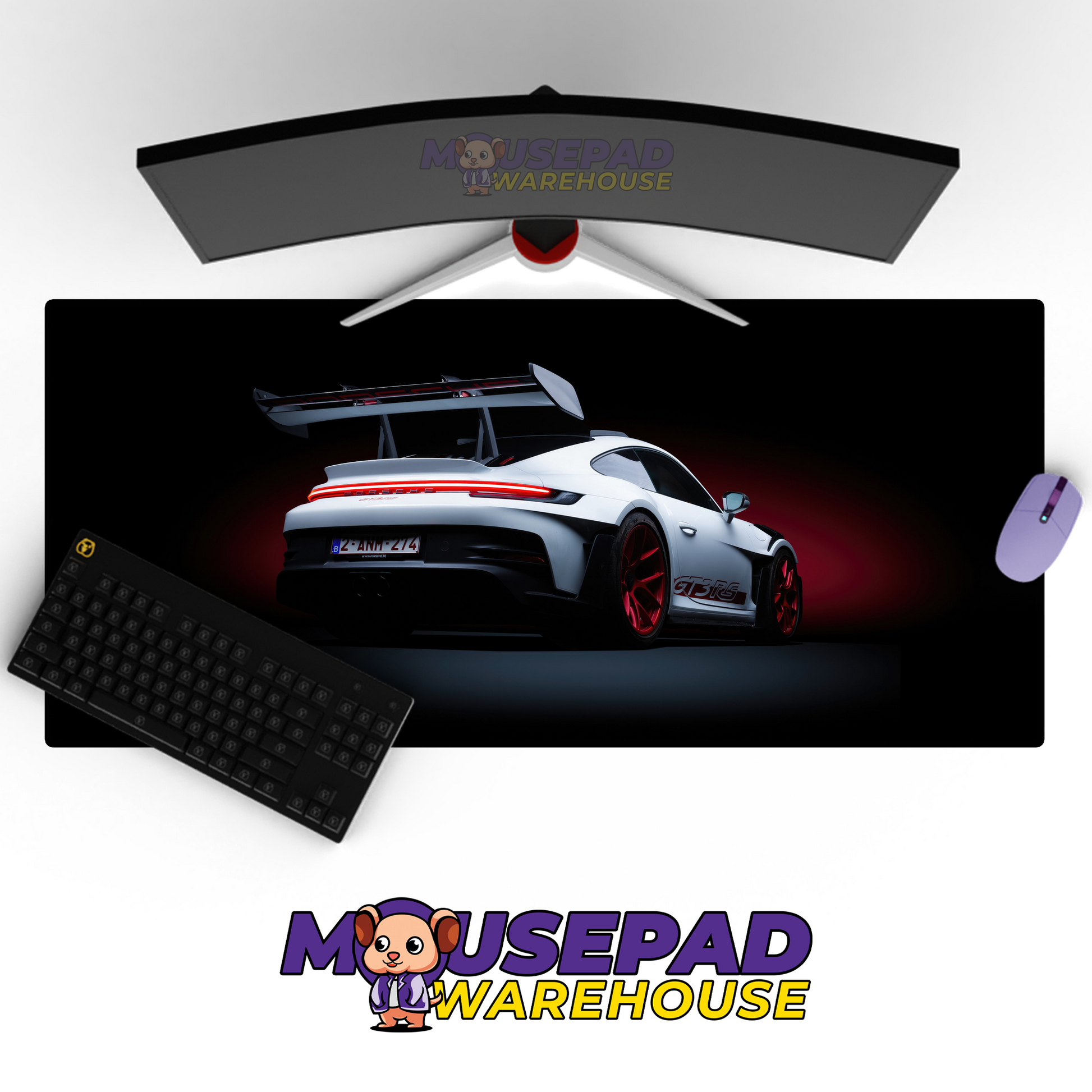Porsche 911 GT3 RS V32 Mousepad Mockup