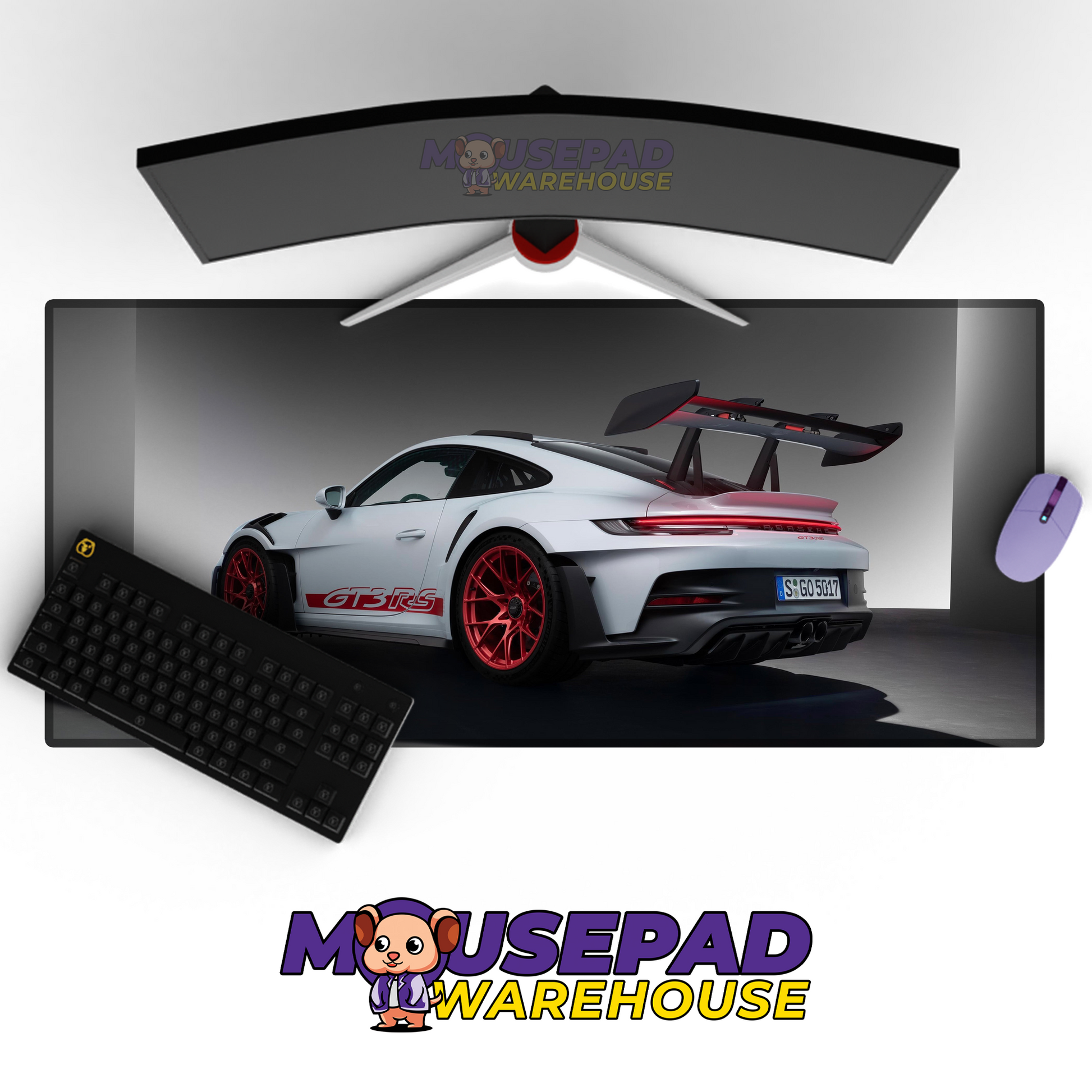 Porsche 911 GT3 RS V37 Mousepad Mockup