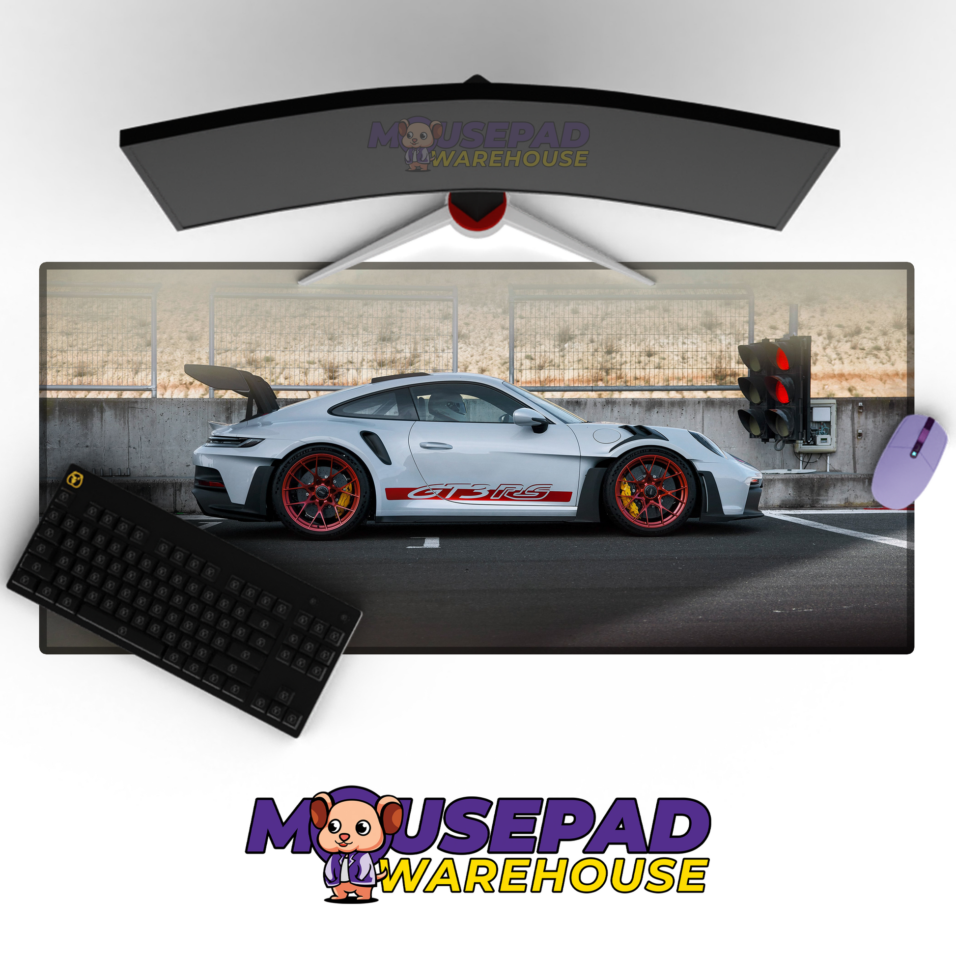 Porsche 911 GT3 RS V38 Mousepad Mockup