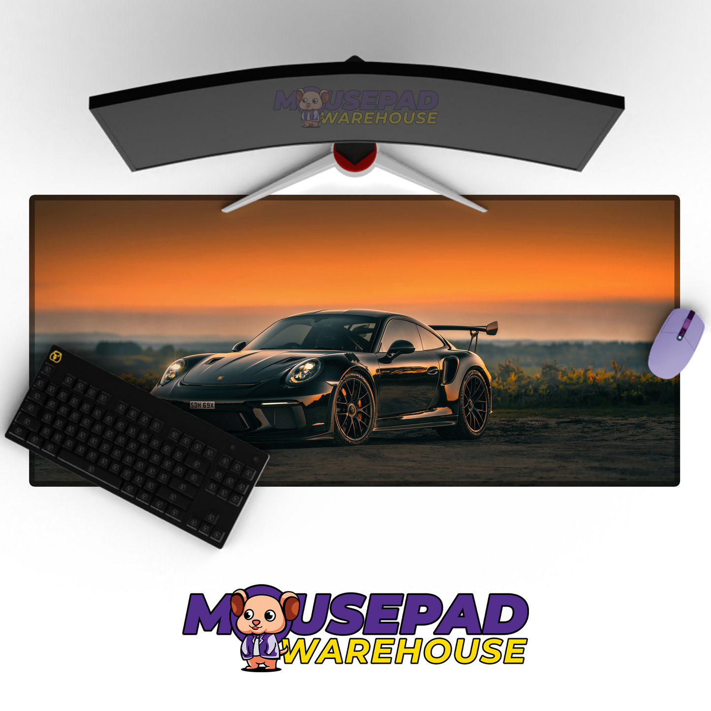 Porsche 911 GT3 RS V40 Mousepad Mockup