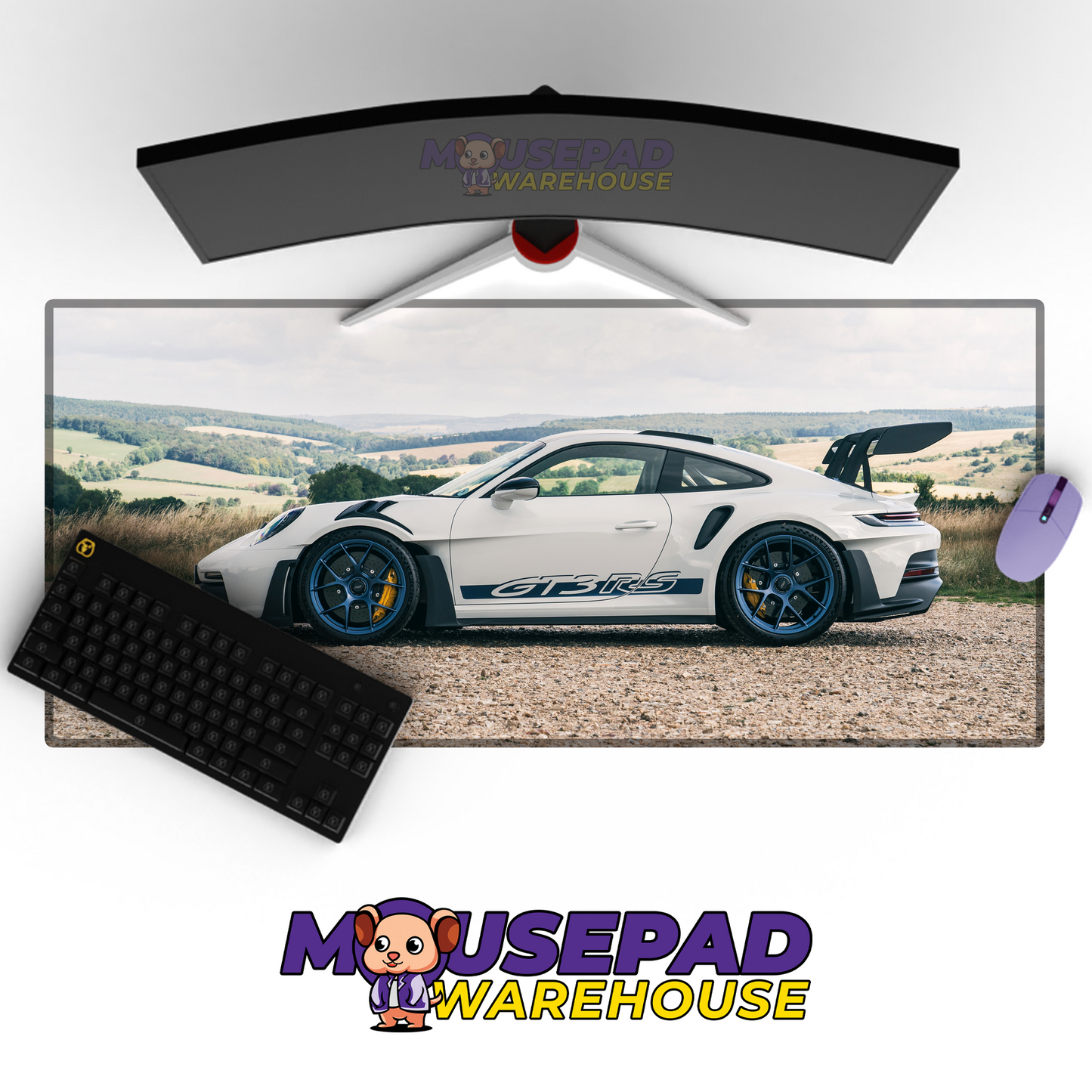 Porsche 911 GT3 RS V42 Mousepad Mockup