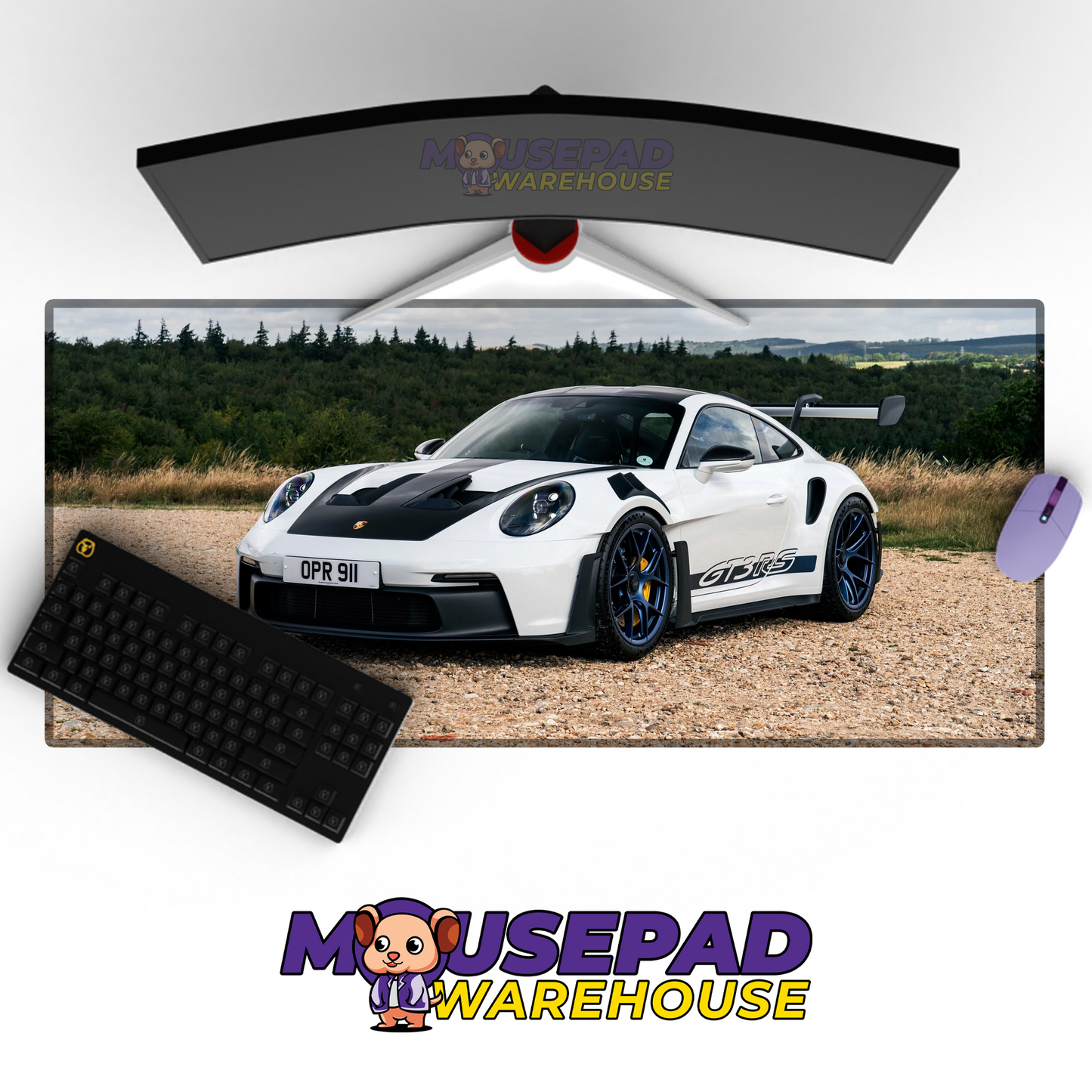 Porsche 911 GT3 RS V44 Mousepad Mockup