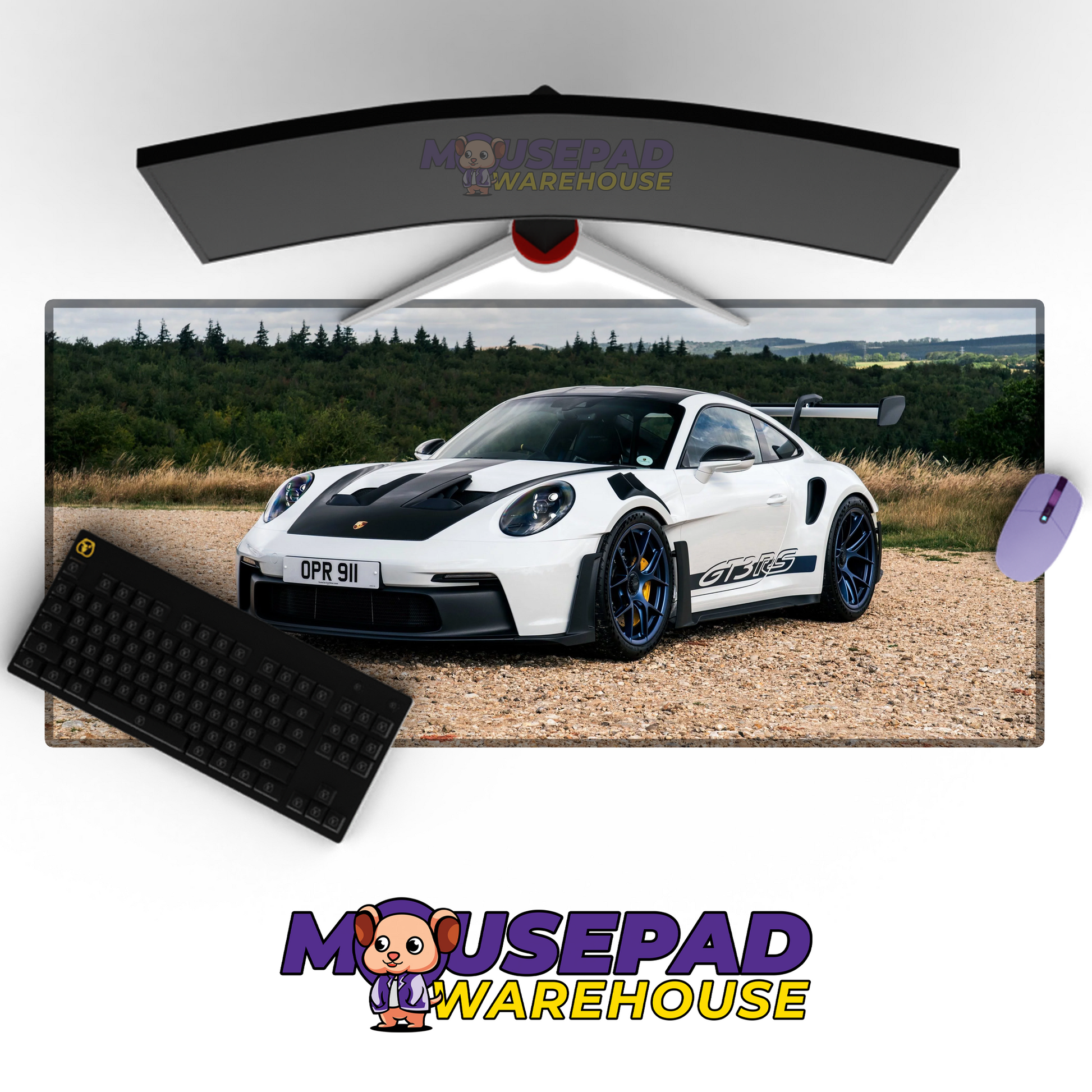 Porsche 911 GT3 RS V44 Mousepad Mockup