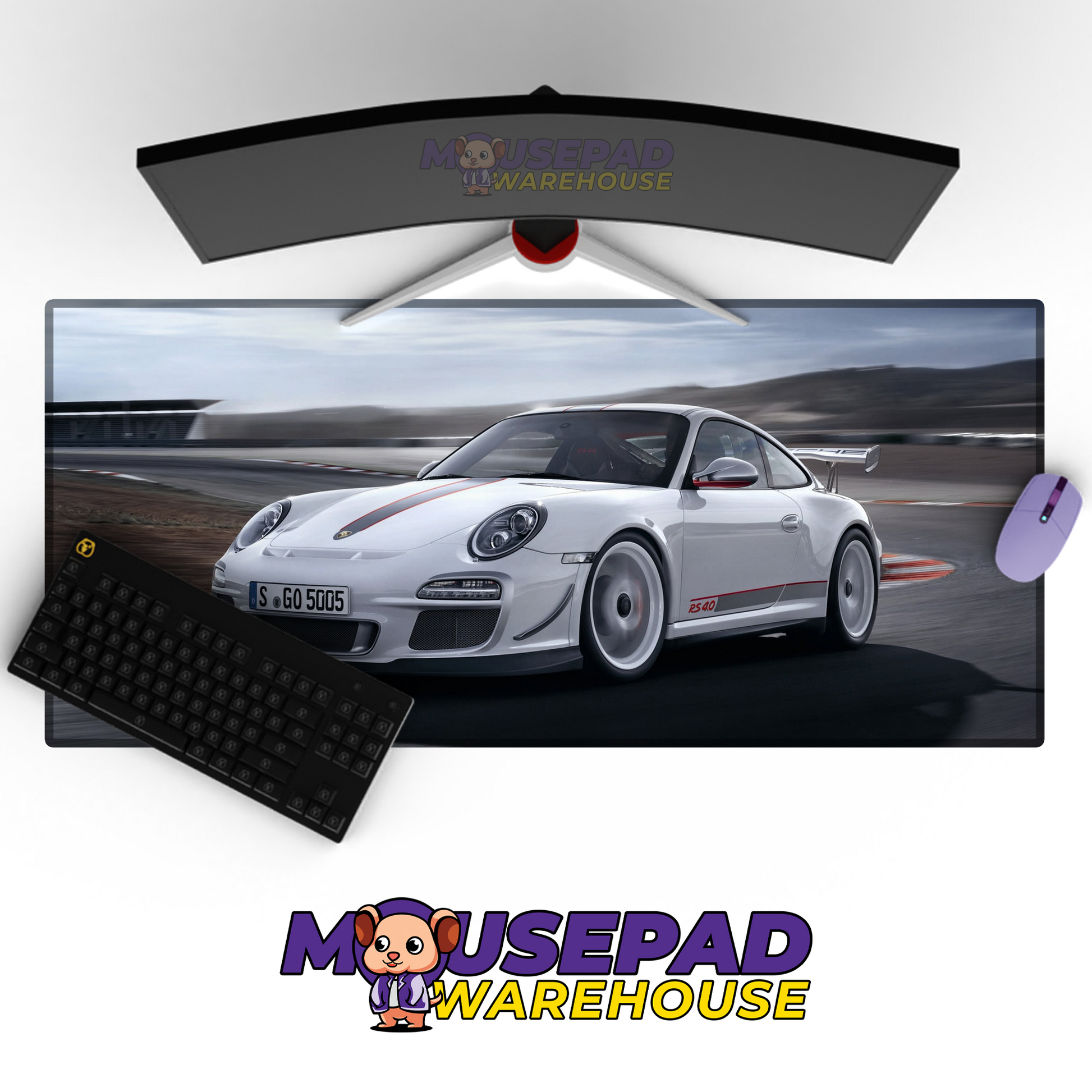 Porsche 911 GT3 RS V4 Mousepad Mockup