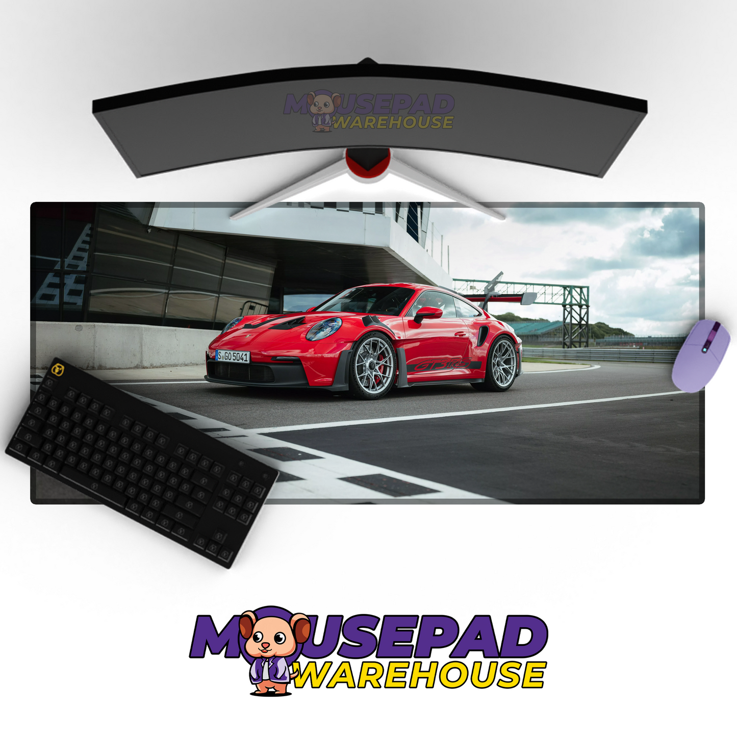 Porsche 911 GT3 RS V7 Mousepad Mockup