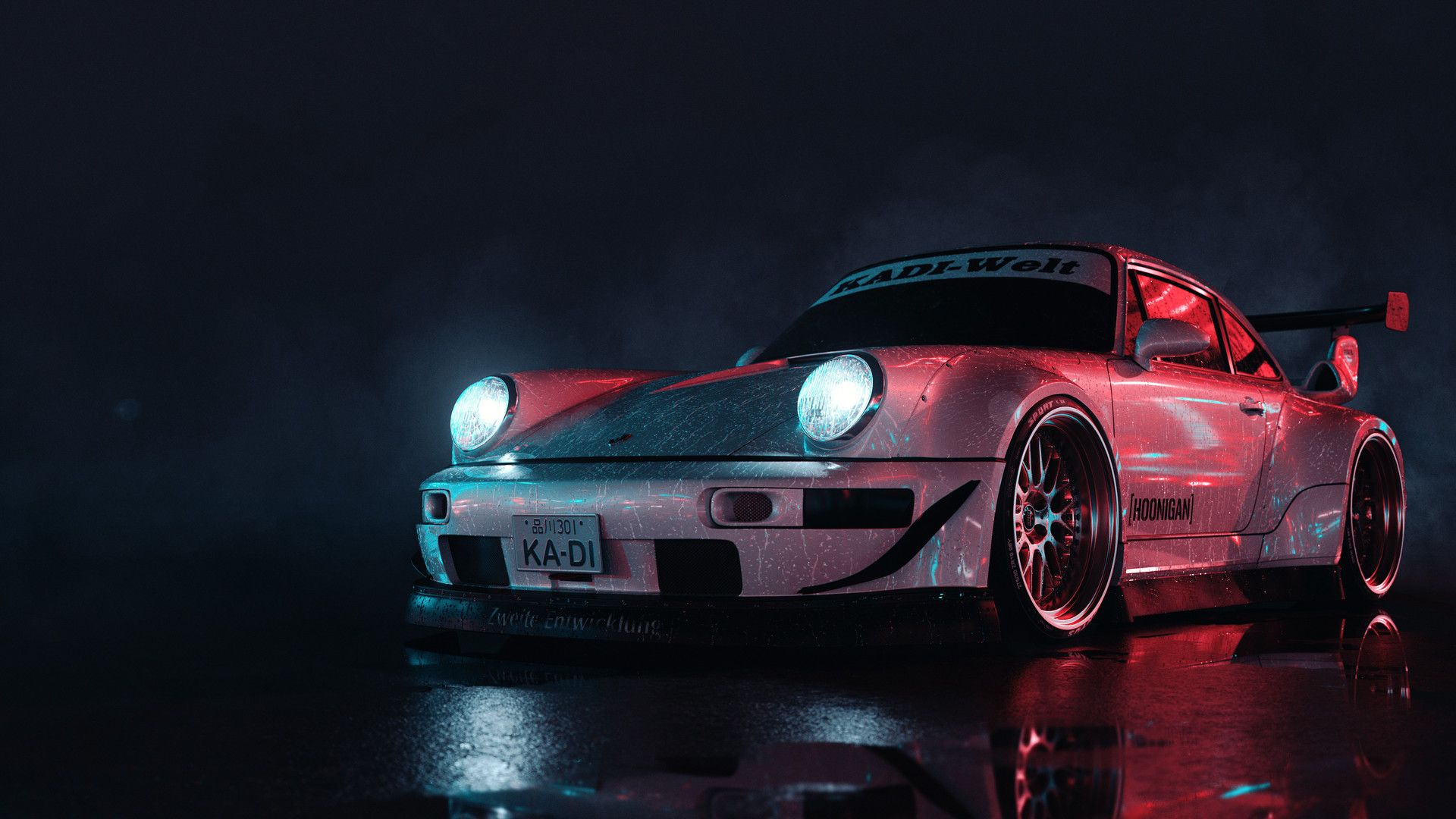 Porsche 911 RWB V19 Mousepad