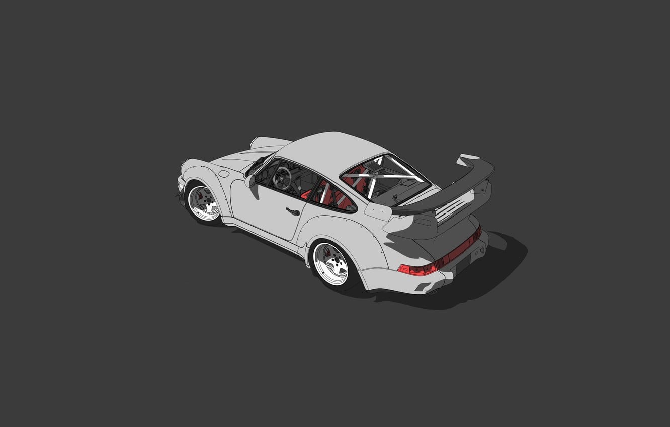 Porsche 911 RWB V20 Mousepad