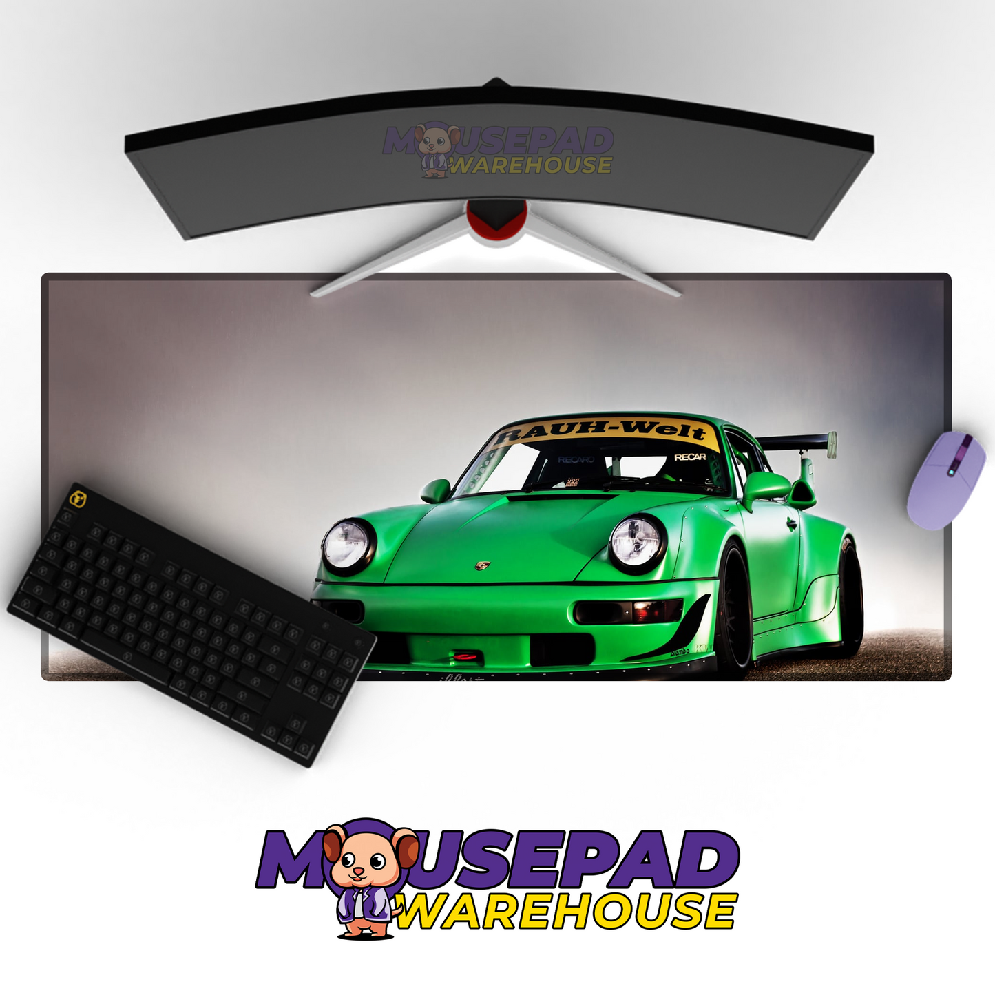 Porsche 911 RWB V3 Mousepad Mockup