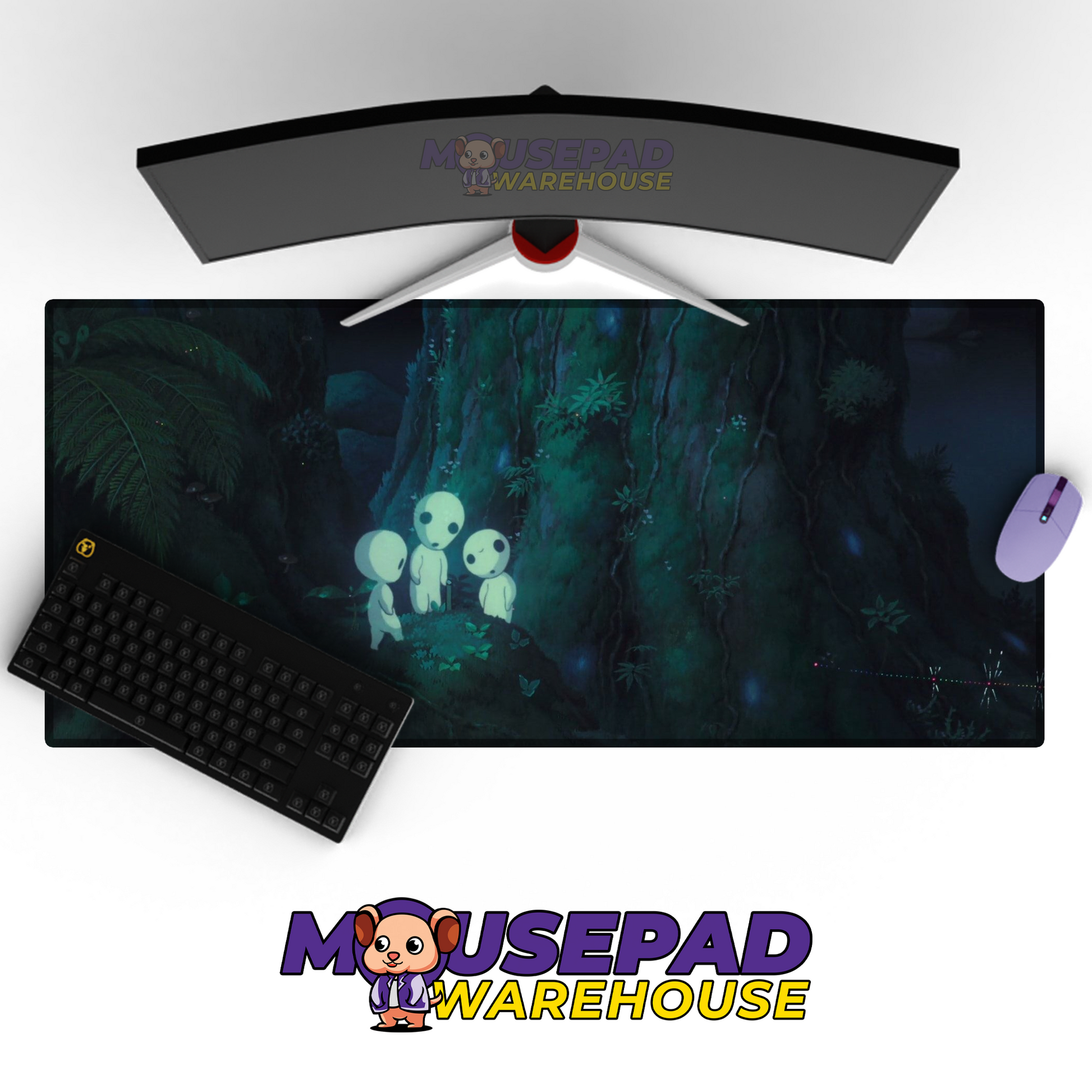 Princess Mononoke V12 Mousepad Mockup