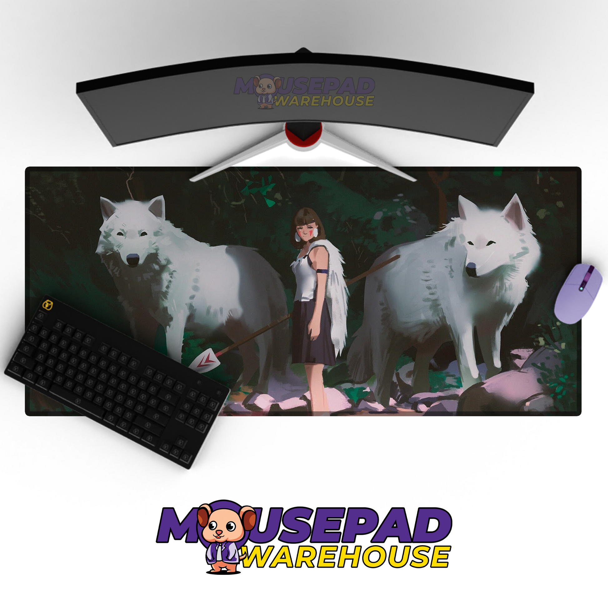 Princess Mononoke V13 Mousepad Mockup