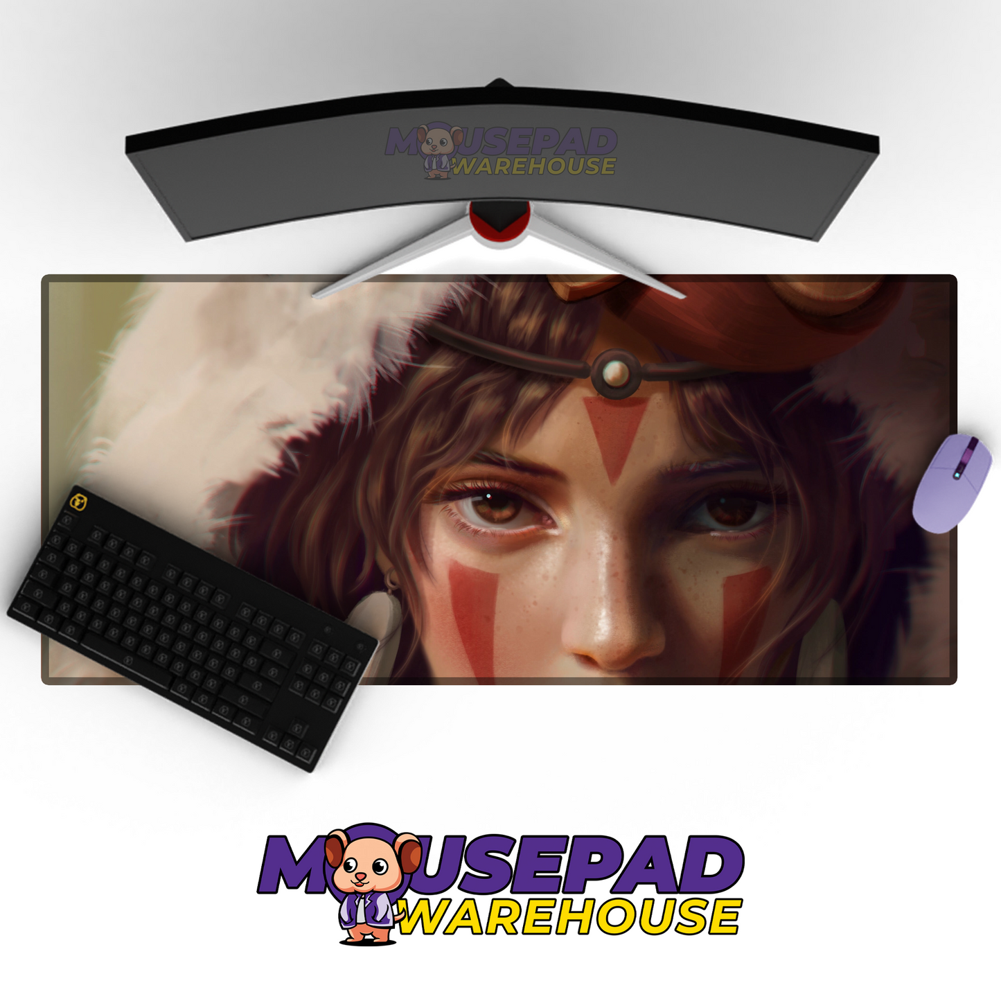 Princess Mononoke V15 Mousepad Mockup