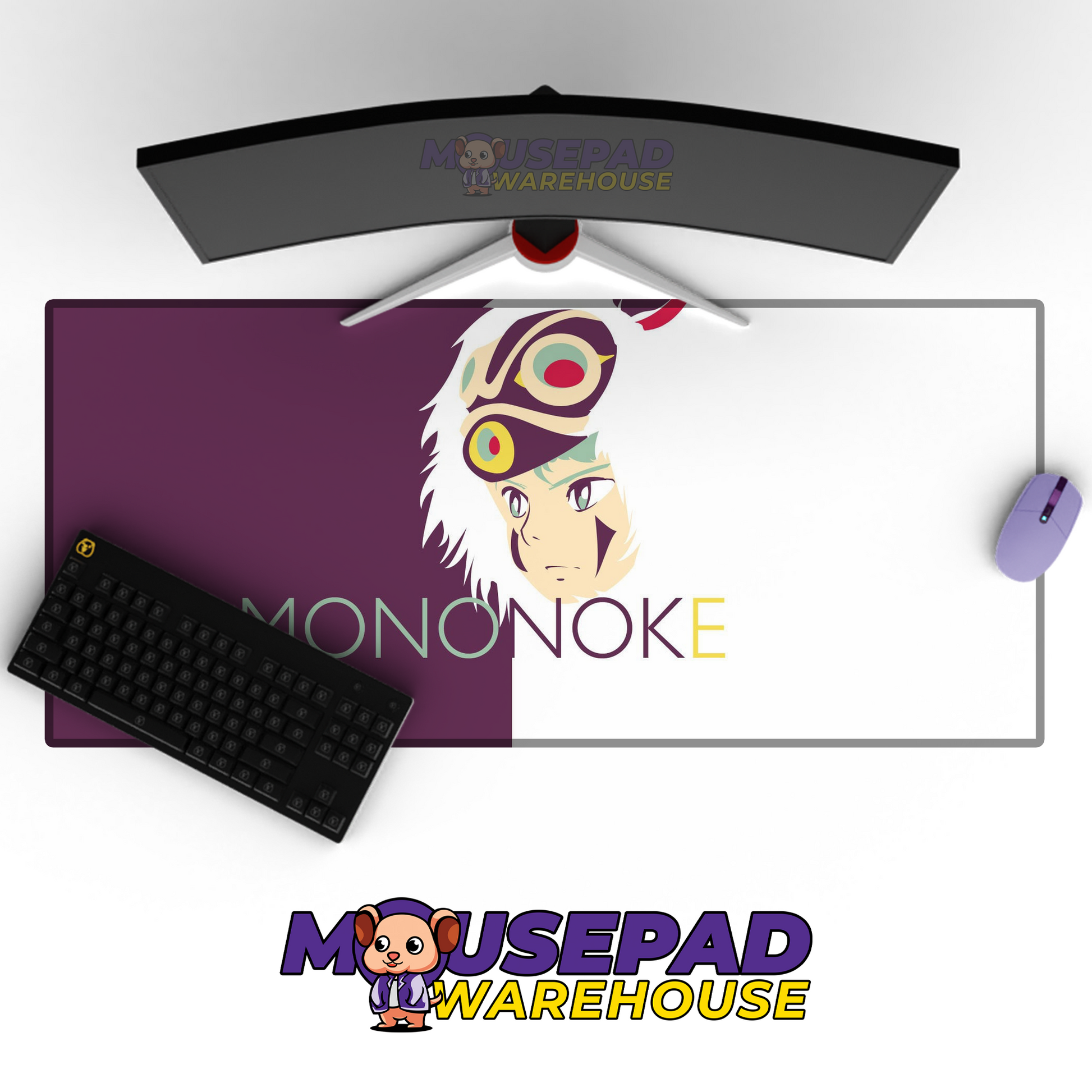 Princess Mononoke V17 Mousepad Mockup