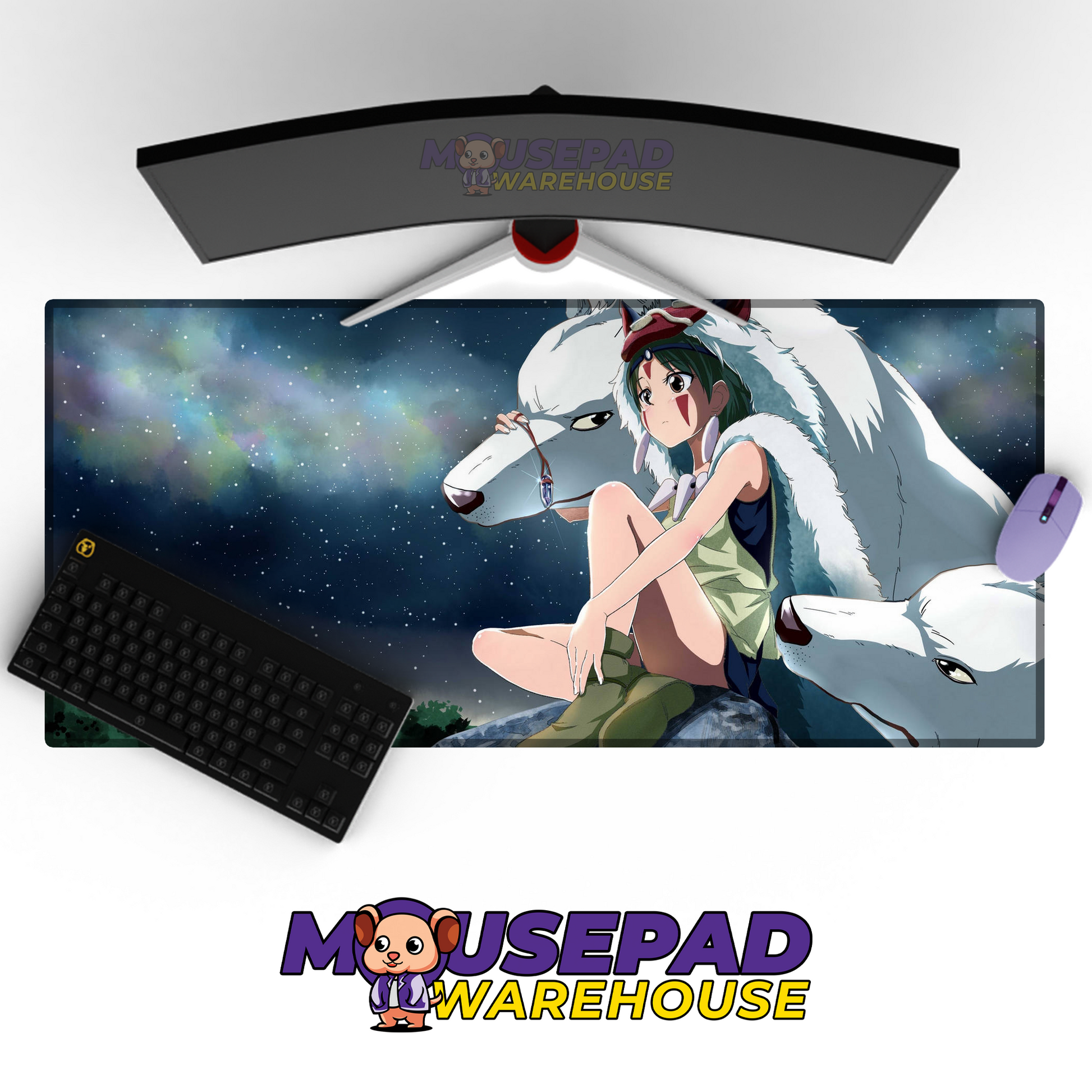 Princess Mononoke V1 Mousepad Mockup