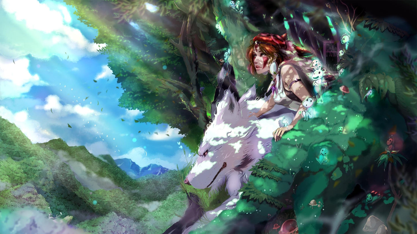 Princess Mononoke V20 Mousepad