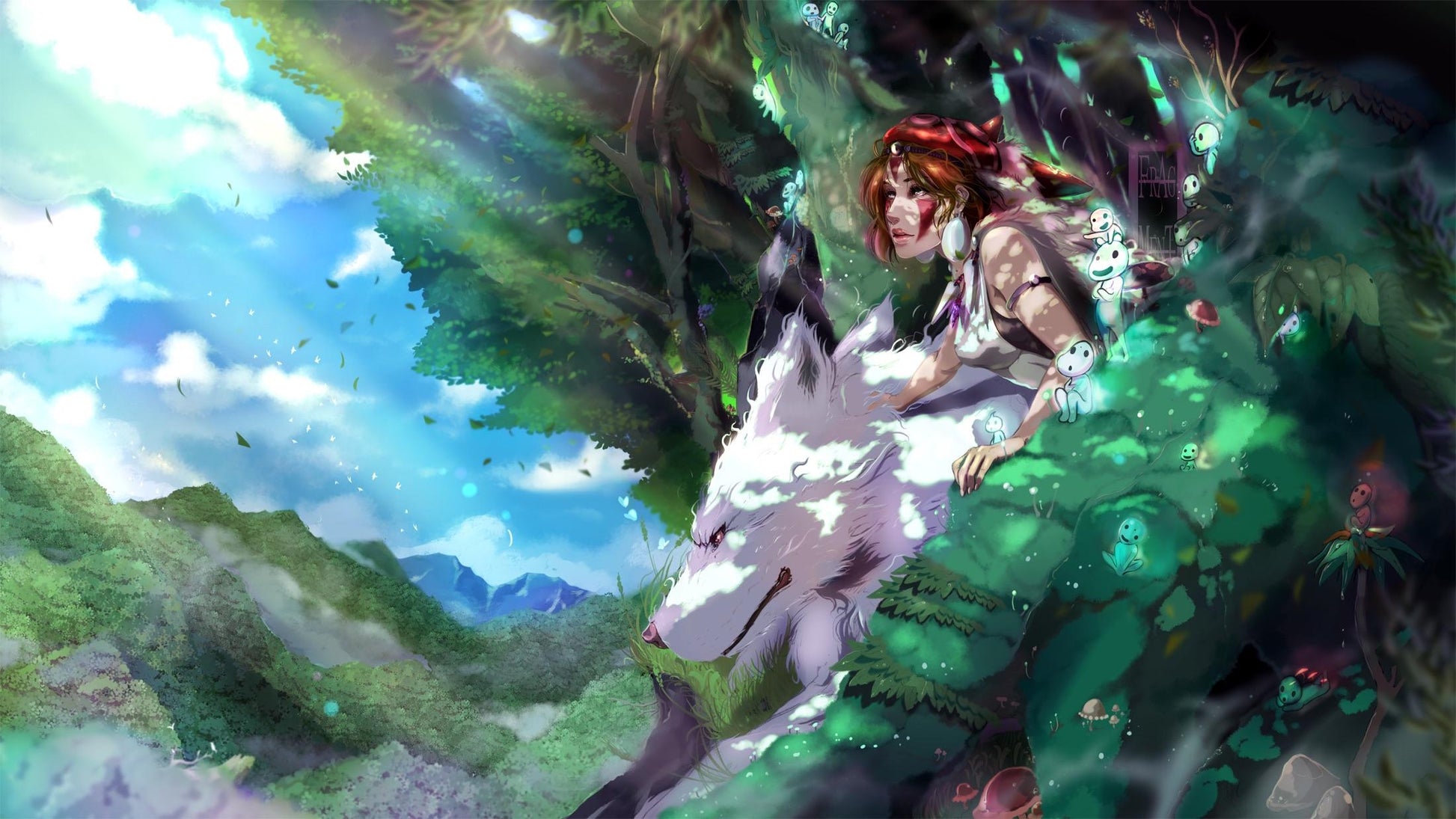 Princess Mononoke V20 Mousepad